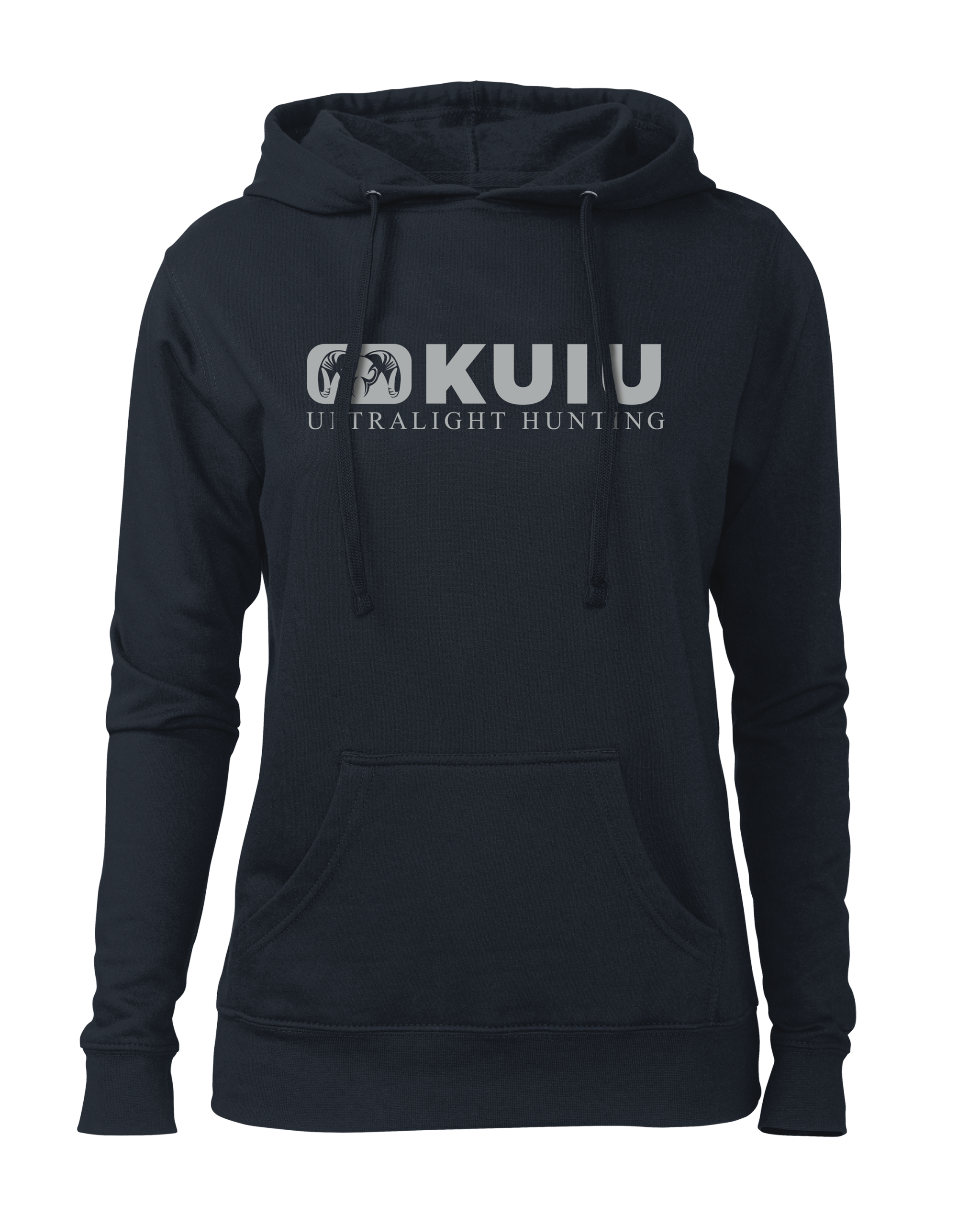 Women's Block Ram Hoodie | Midnight Heather