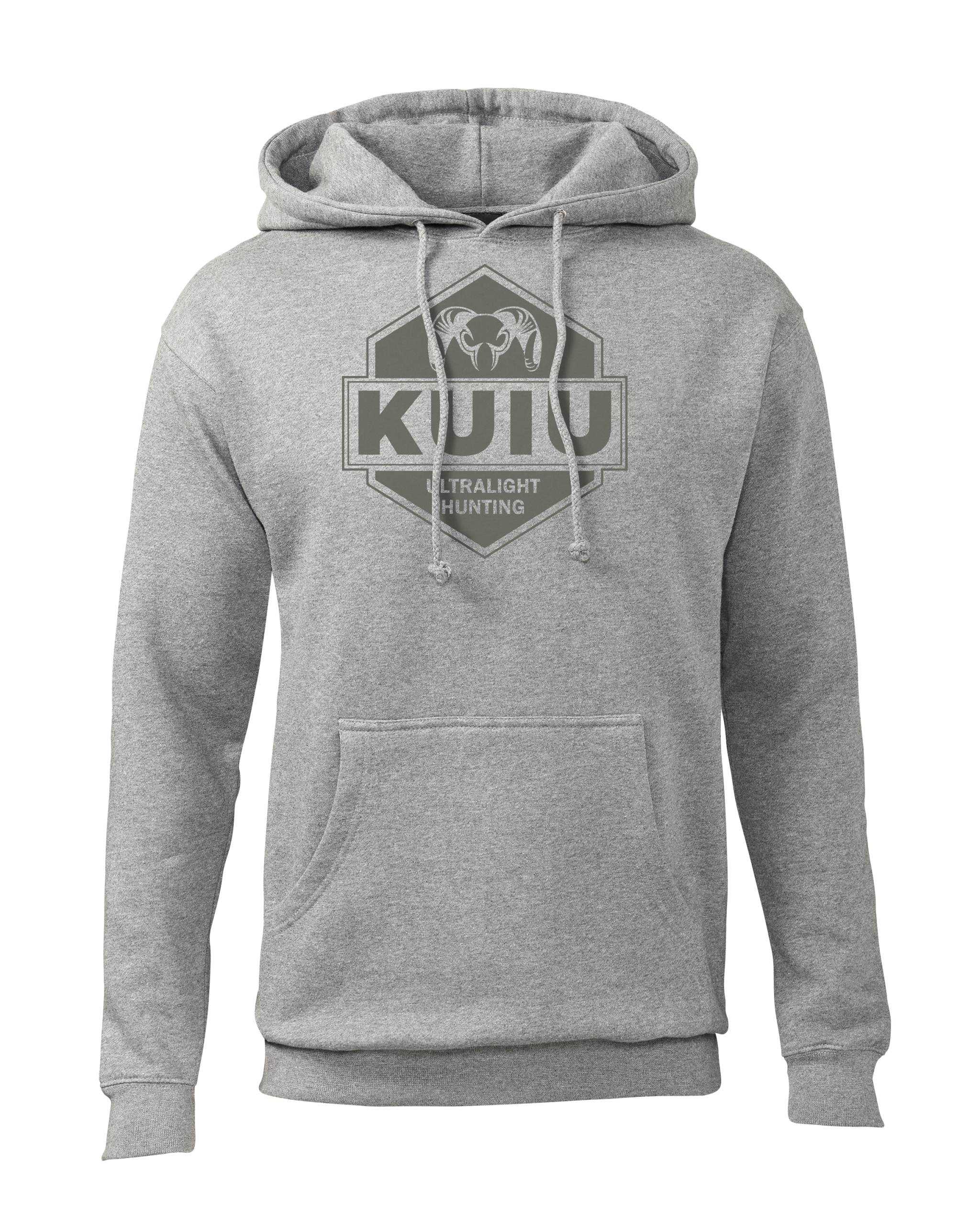 KUIU Badge Hoodie | Heather Grey