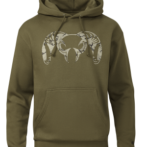 Tonal Ram Hoodie | Army