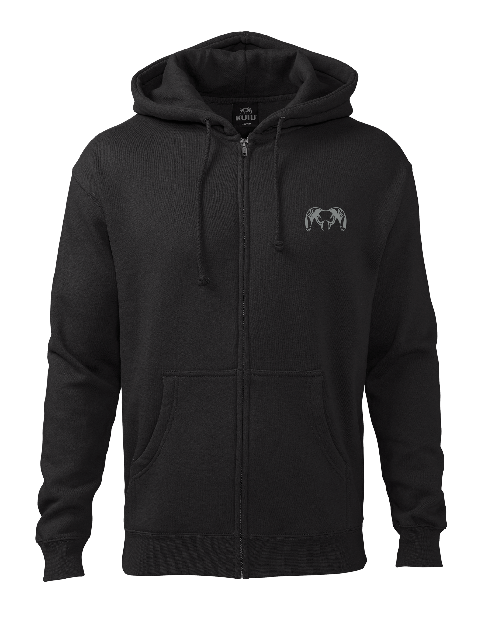 KUIU Island Full-Zip Hoodie | Black - Image 2