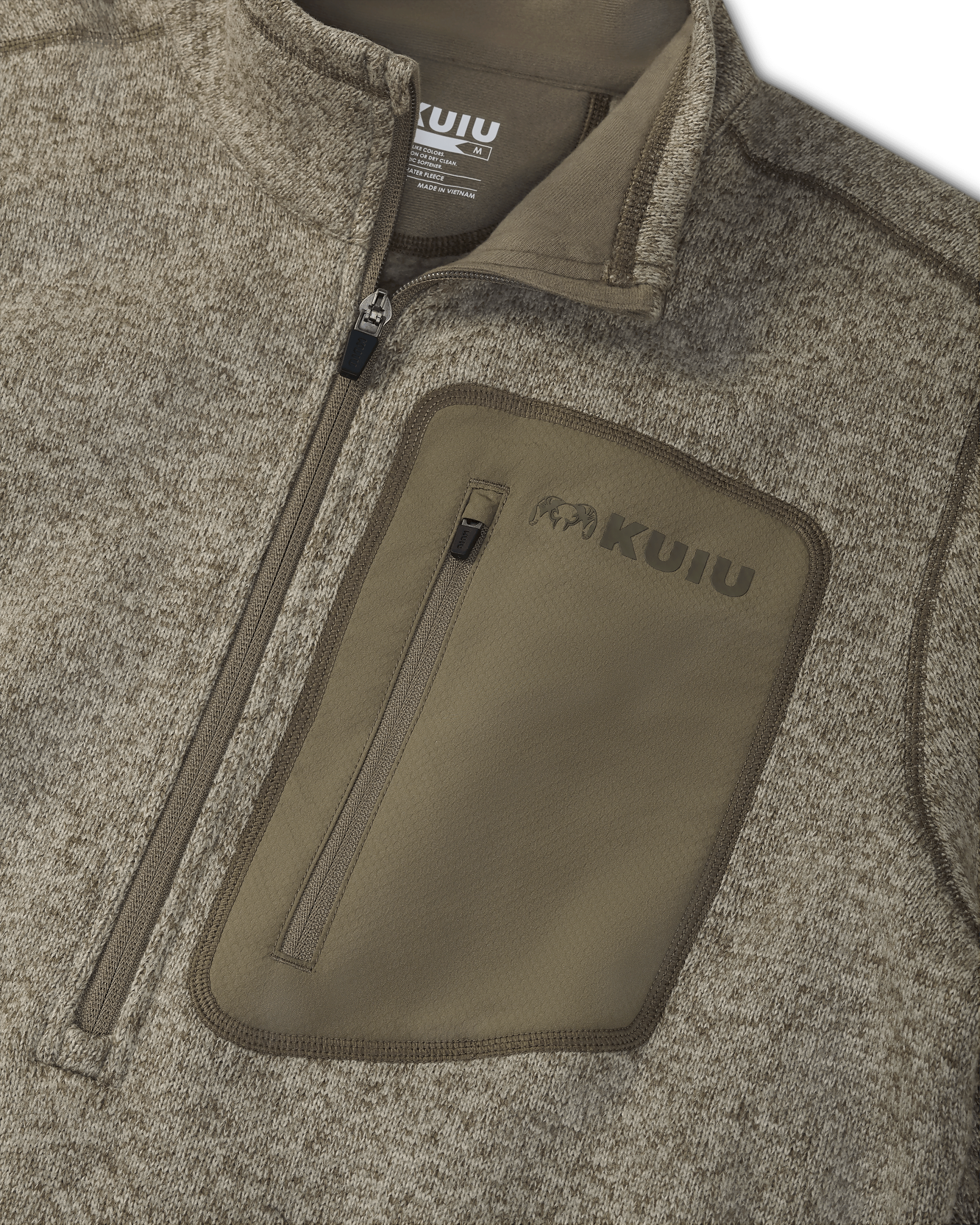 Base Camp Pullover Sweater | Khaki Heather - Image 3