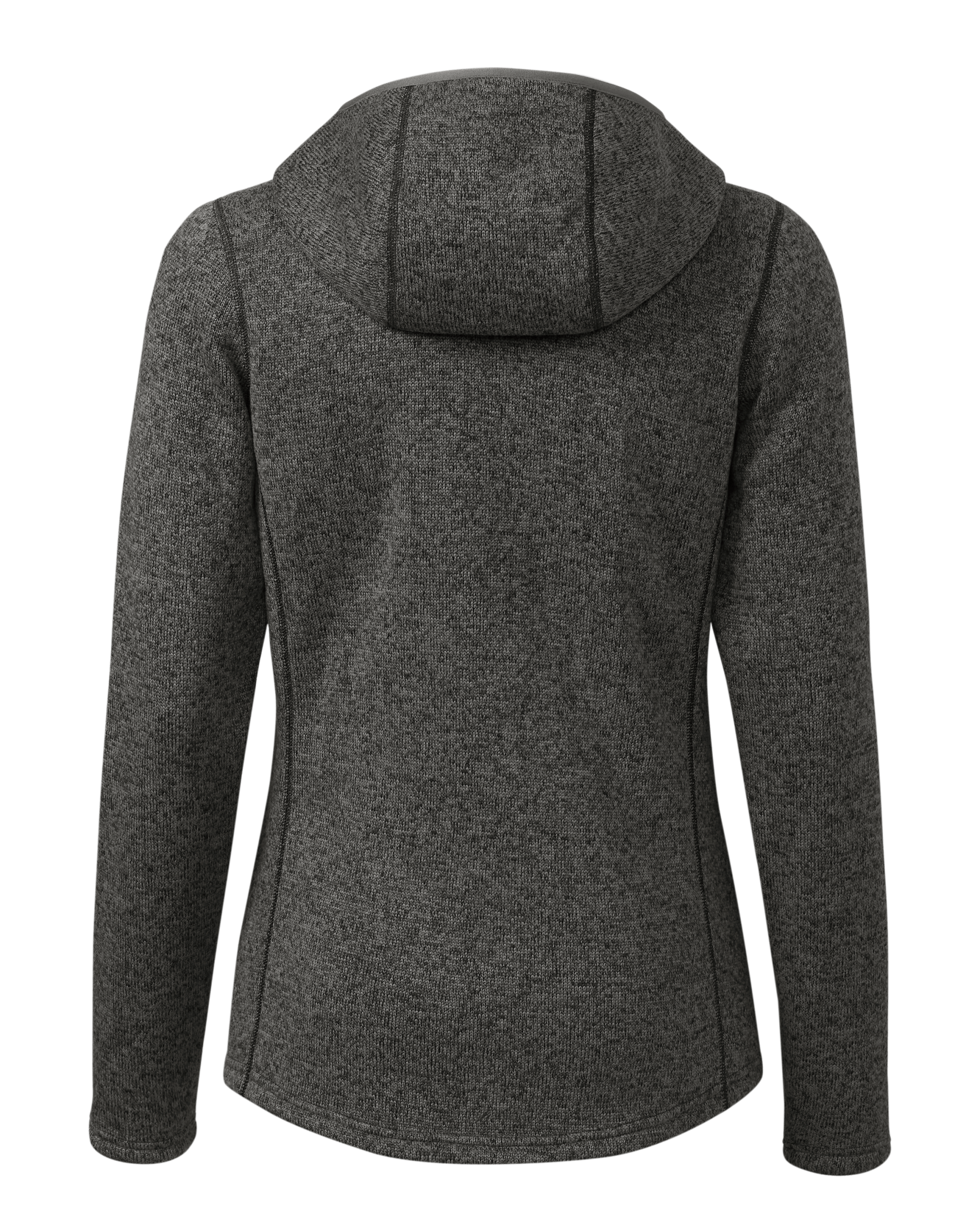 Women's Base Camp Hooded Sweater | Charcoal Heather - Image 2