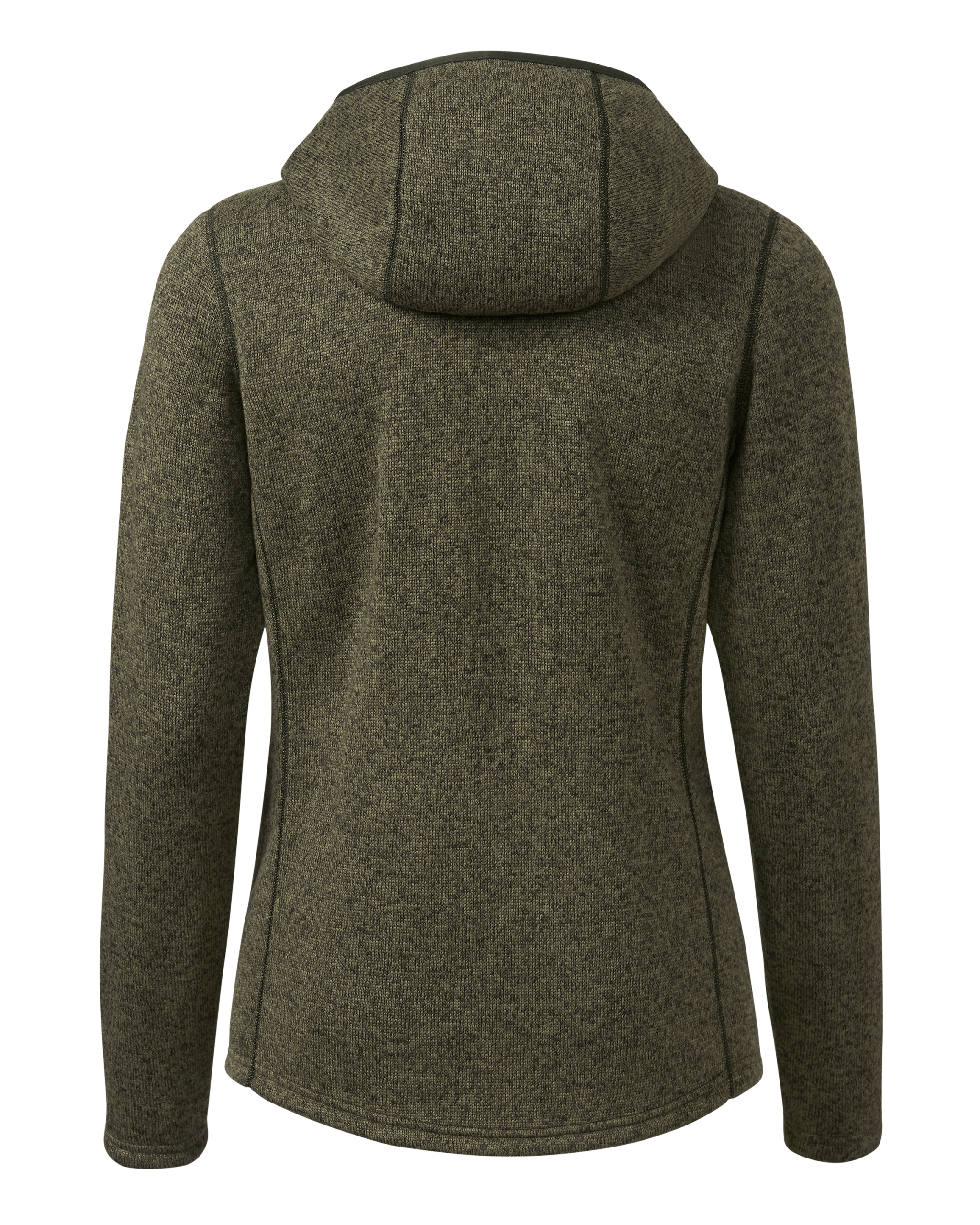 Women's Base Camp Hooded Sweater | Olive Heather - Image 2
