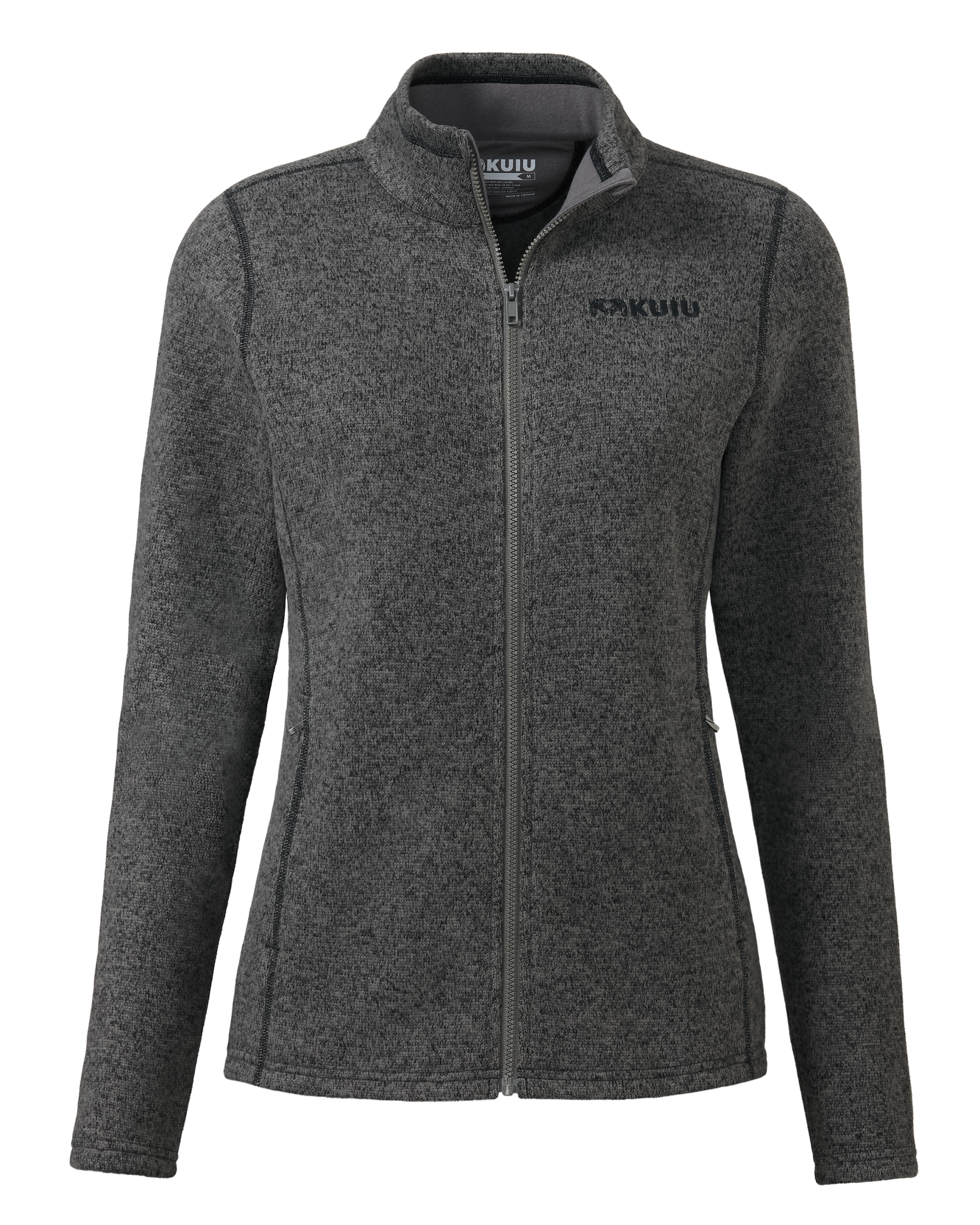 Women's Base Camp Full Zip Sweater | Charcoal Heather