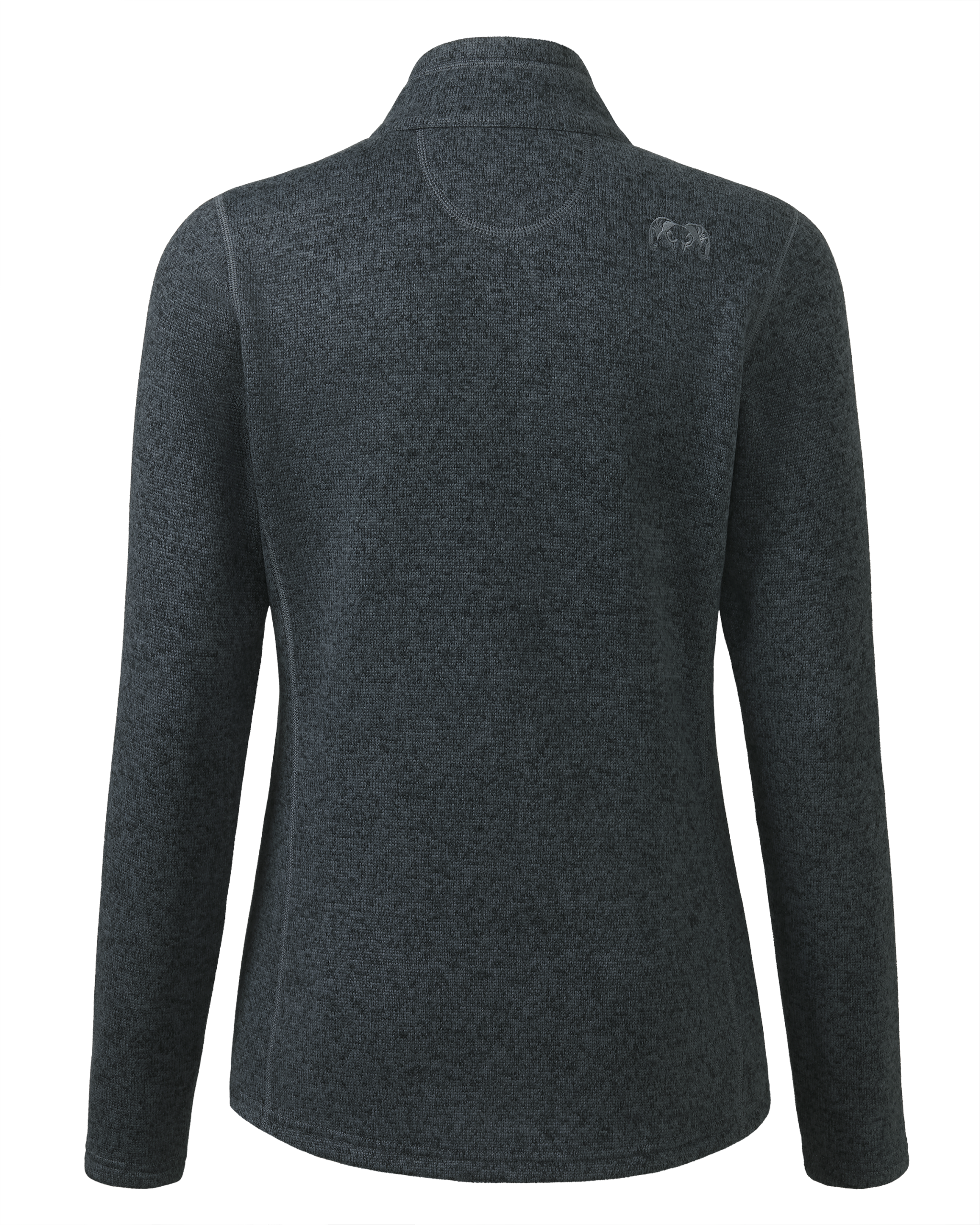 Women's Base Camp Full Zip Sweater | Navy Heather - Image 2