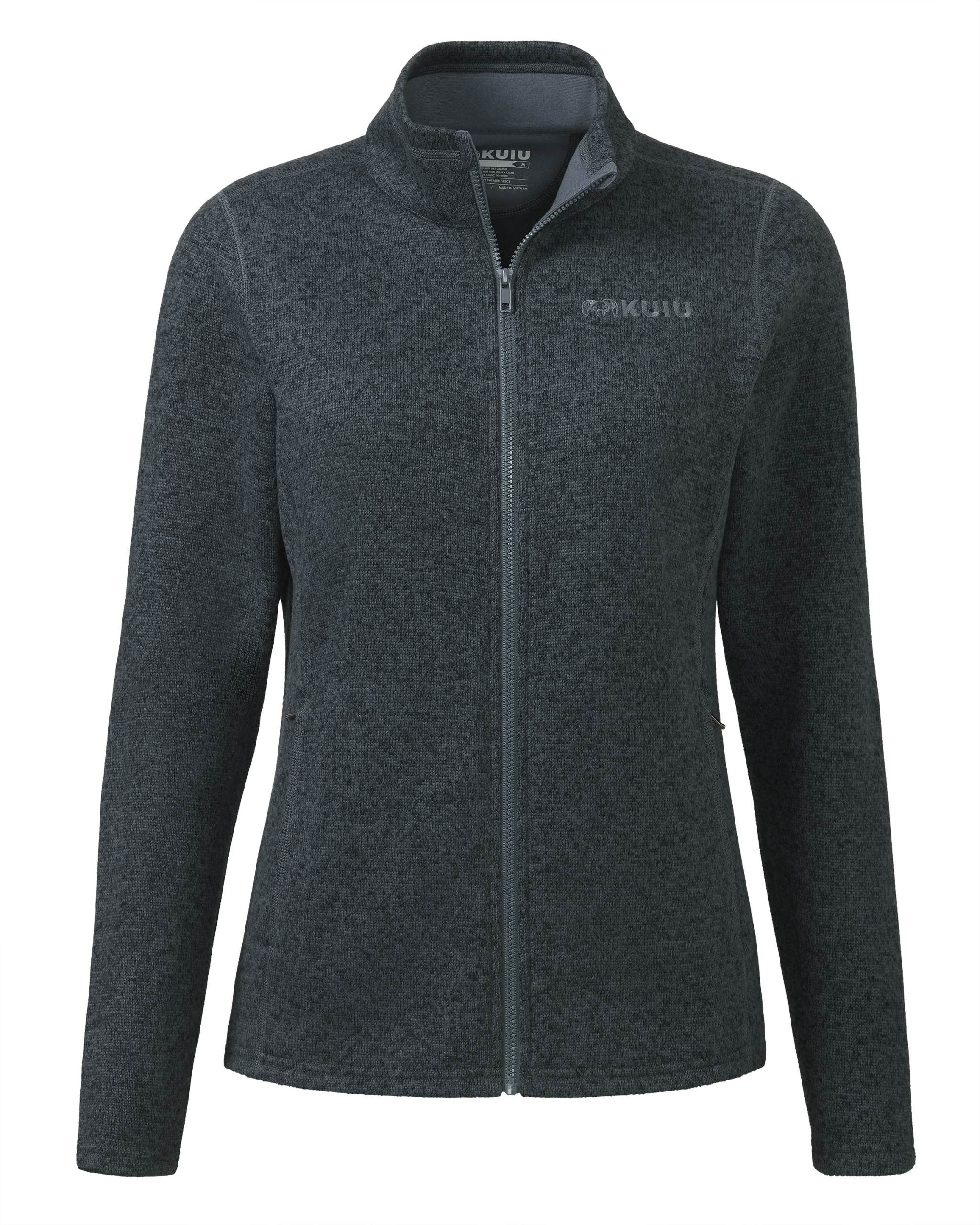 Women's Base Camp Full Zip Sweater | Navy Heather