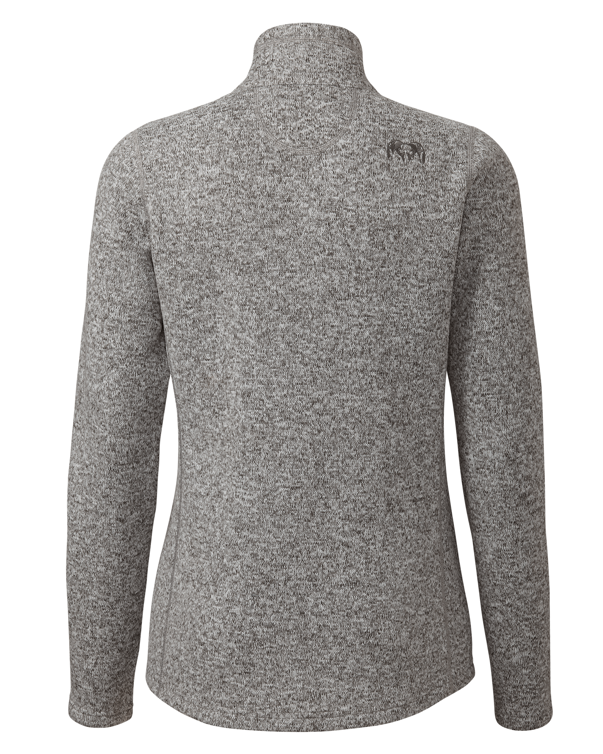 Women's Base Camp Full Zip Sweater | Stone White Heather - Image 2