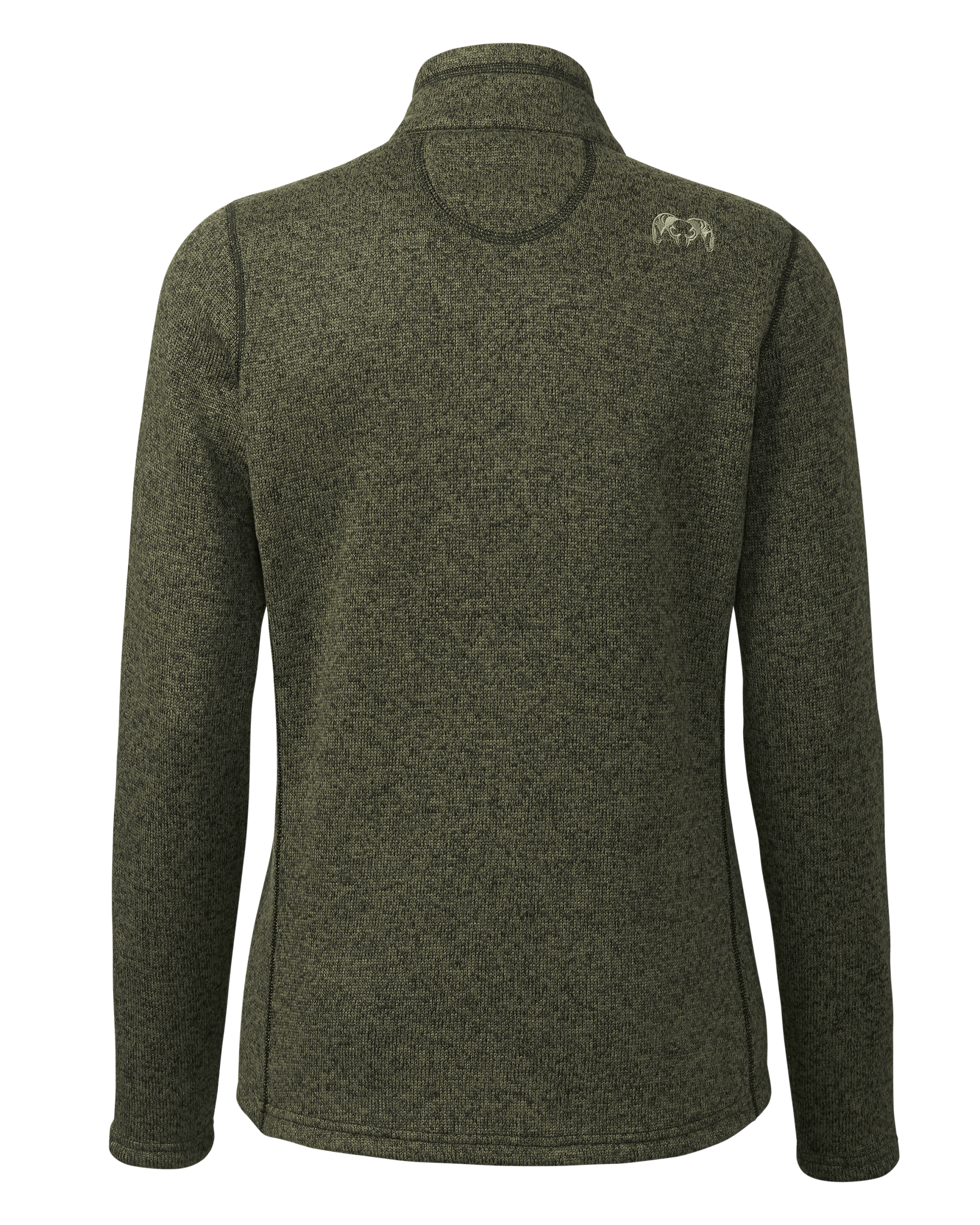 Women's Base Camp Pullover Sweater | Olive Heather - Image 2