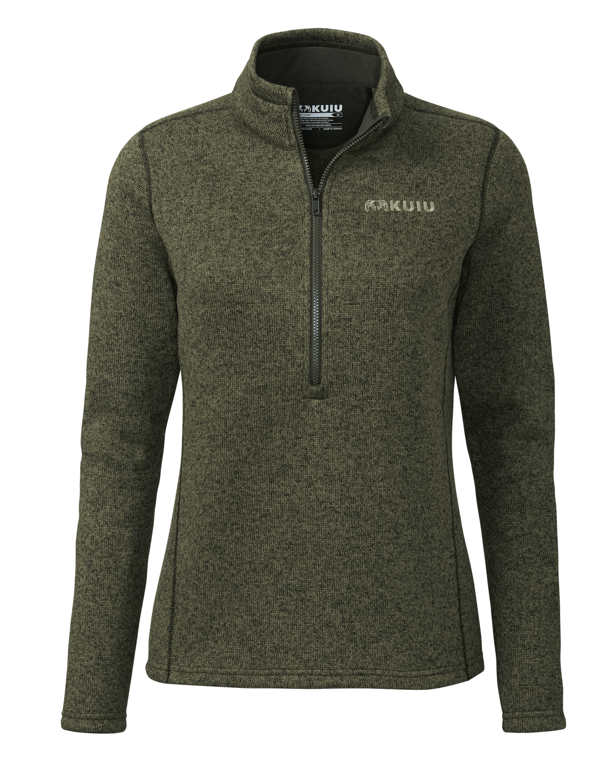 Women's Base Camp Pullover Sweater | Olive Heather