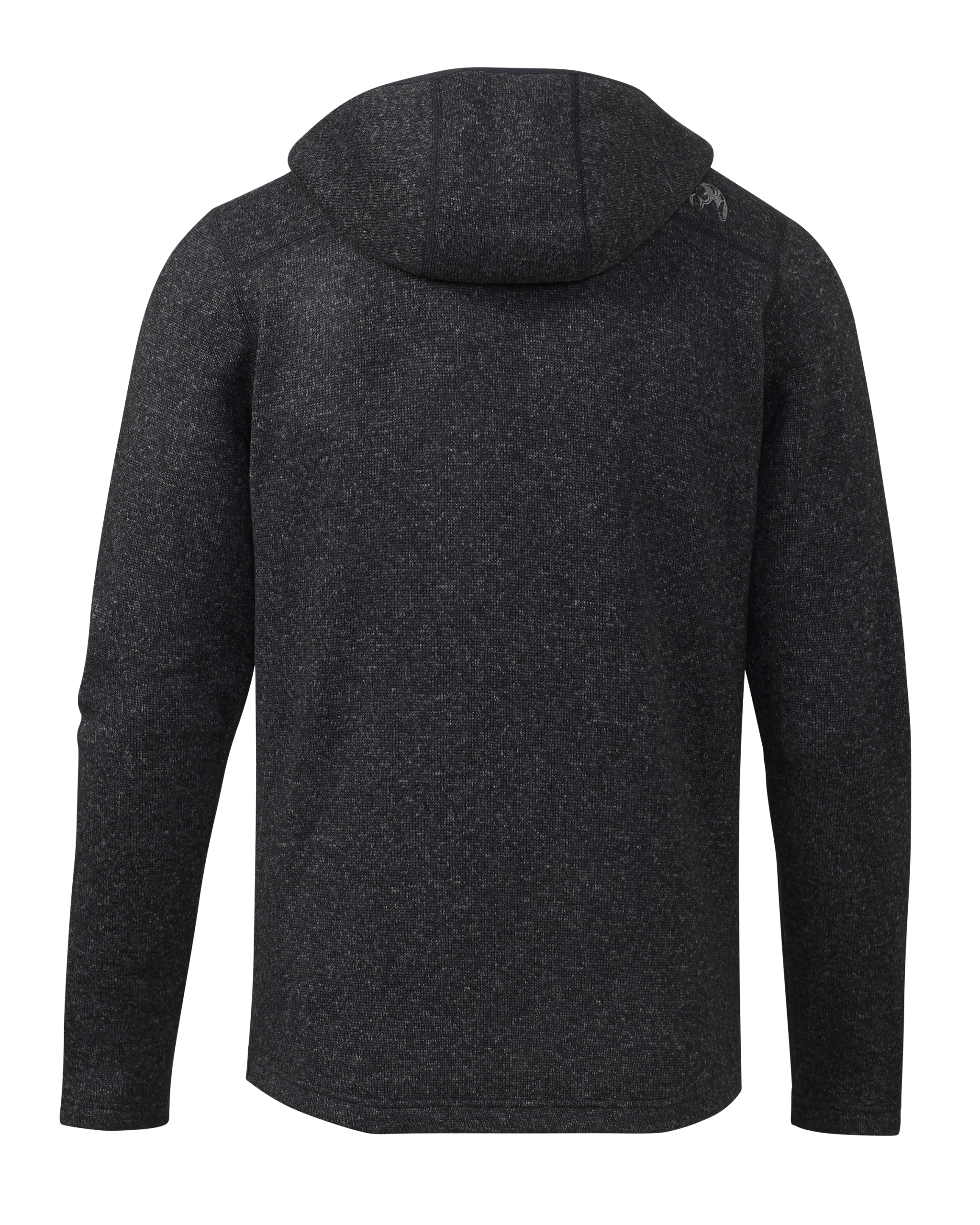 Base Camp Hooded Sweater | Heather Black - Image 2