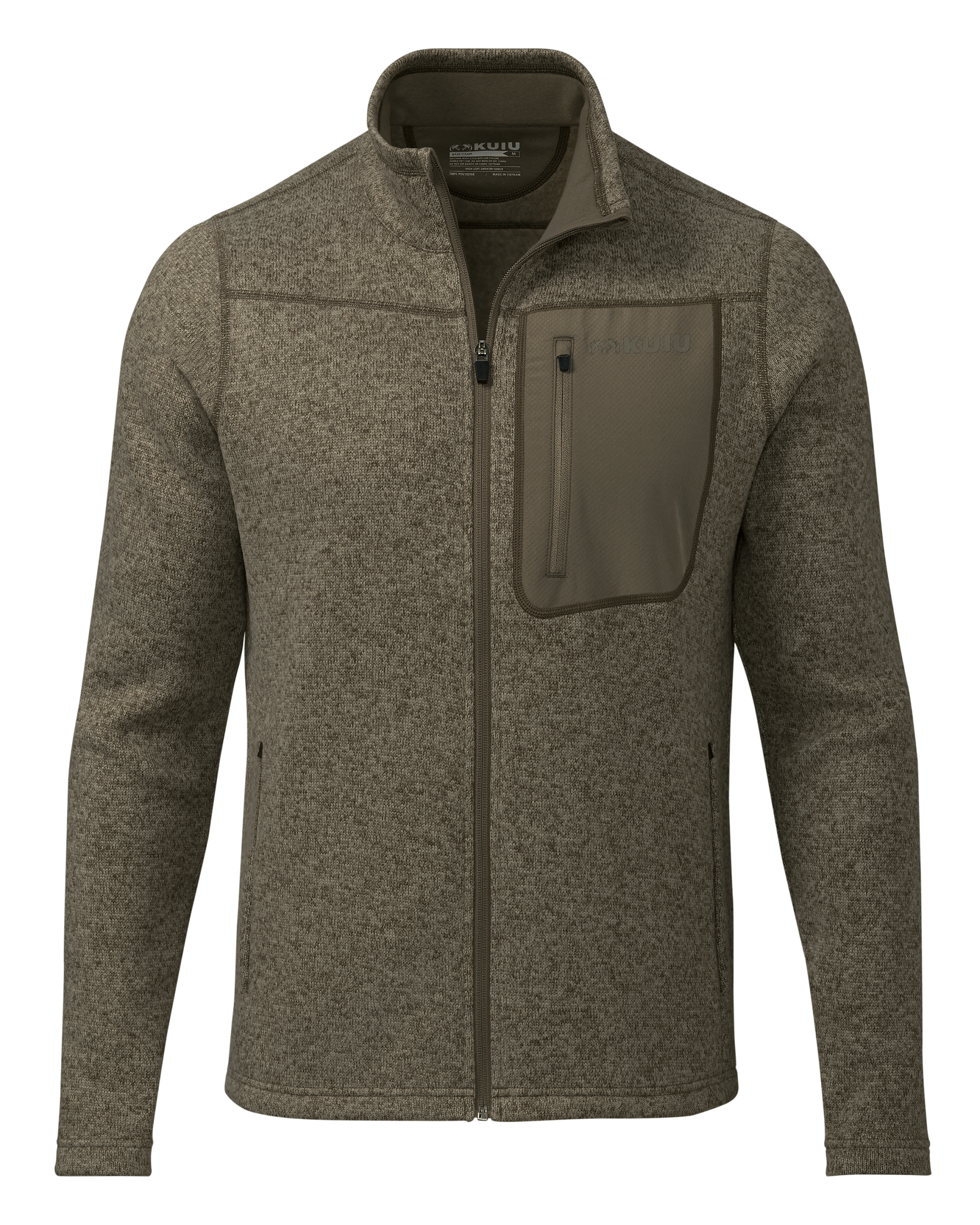 Base Camp Full Zip Sweater | Ash Heather