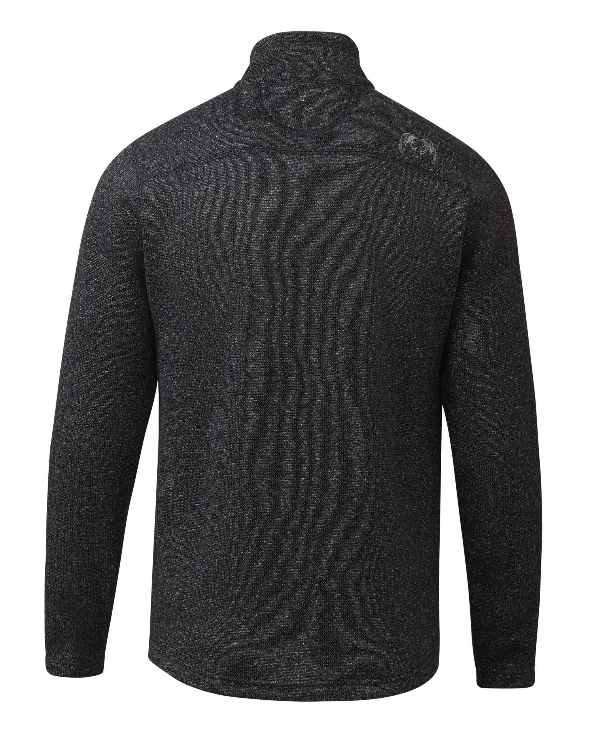 Base Camp Full Zip Sweater | Heather Black - Image 2