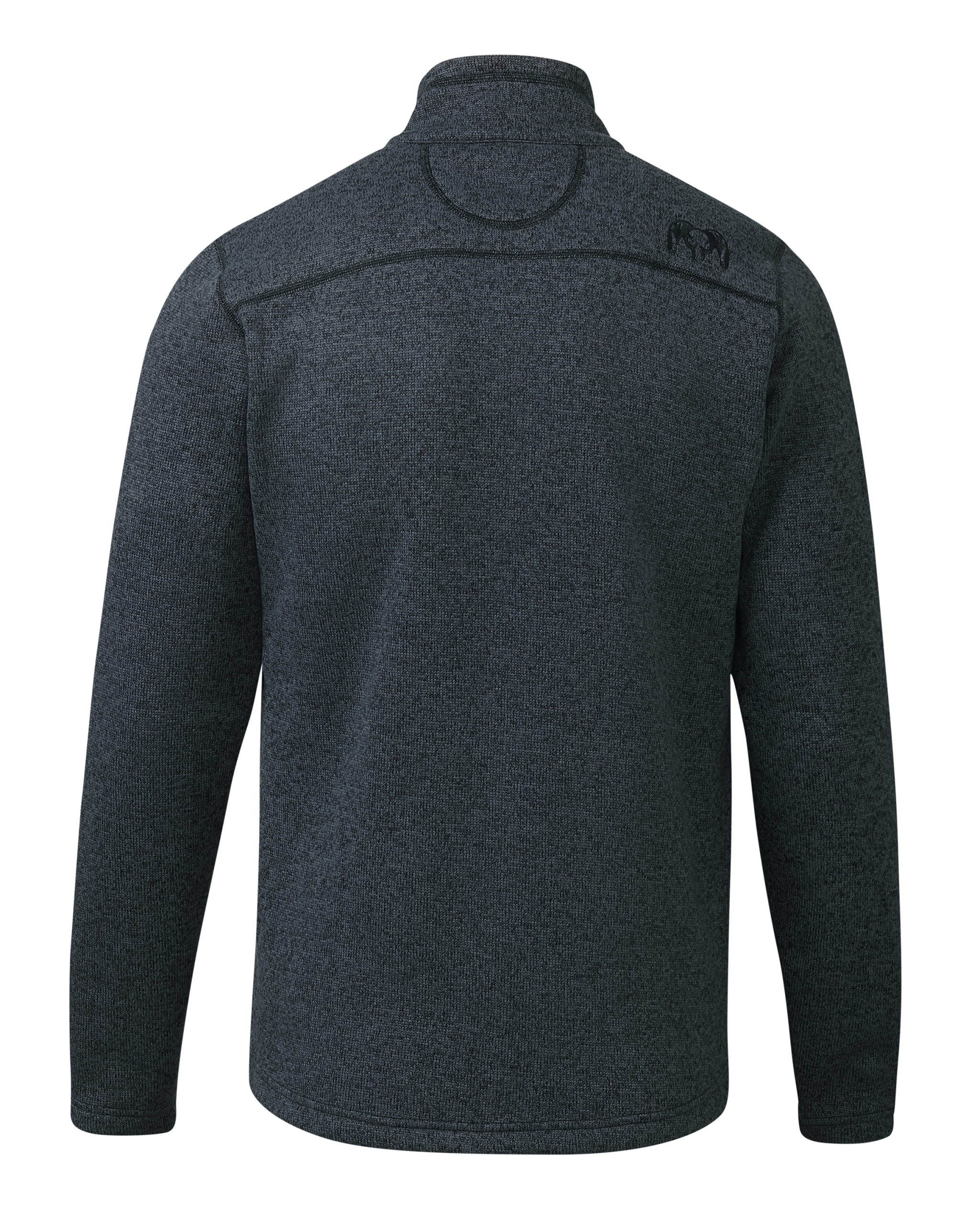 Base Camp Full Zip Sweater | Navy Heather - Image 2