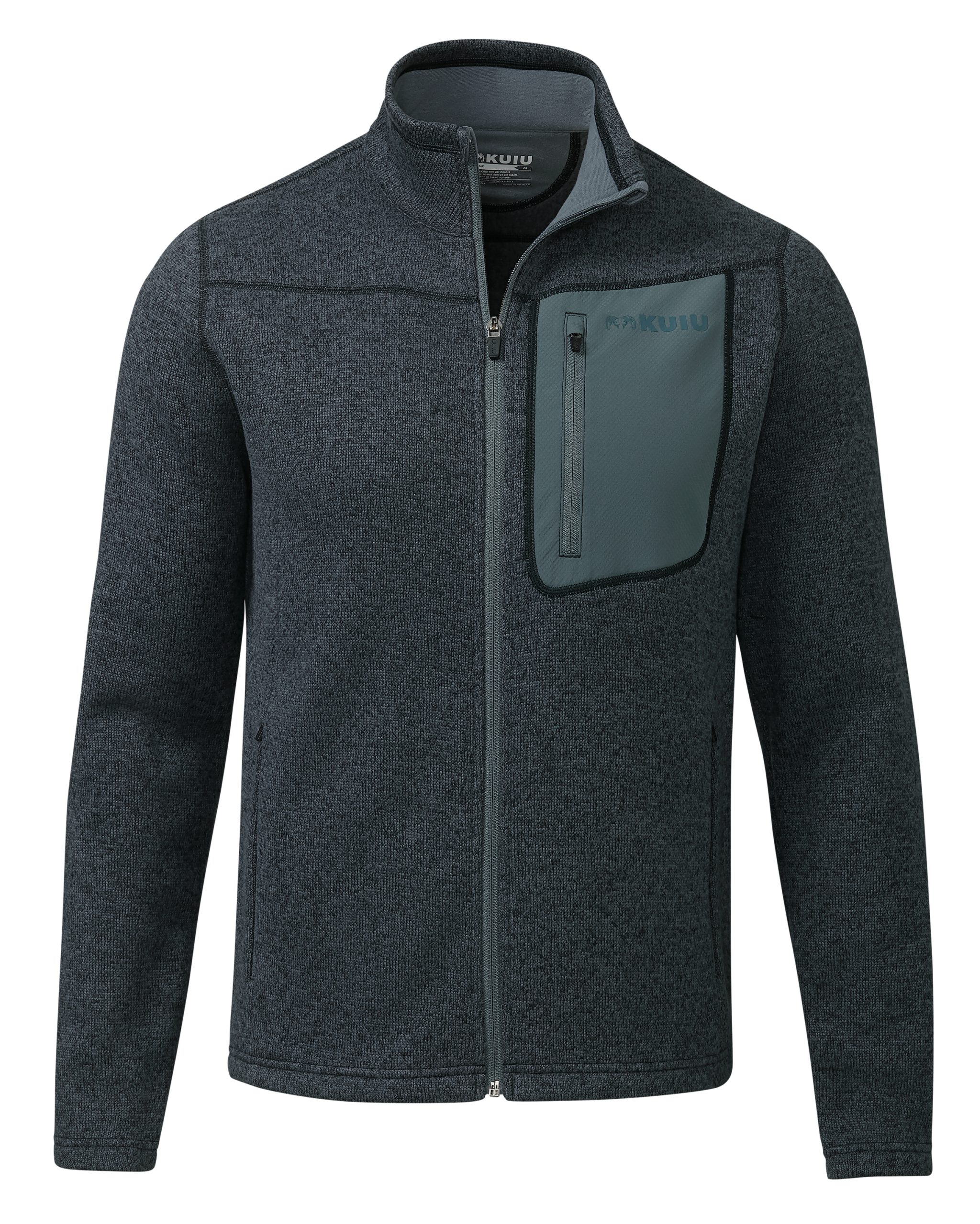 Base Camp Full Zip Sweater | Navy Heather