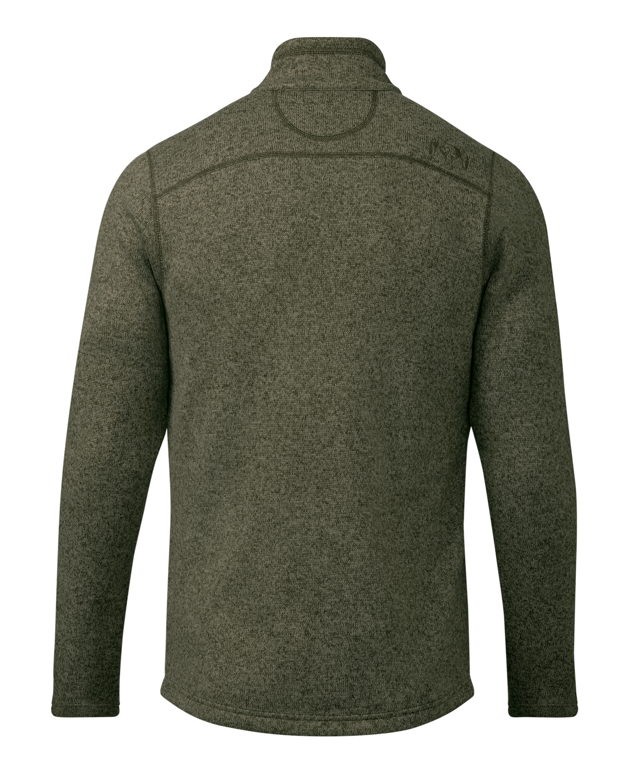 Base Camp Full Zip Sweater | Olive Heather - Image 2