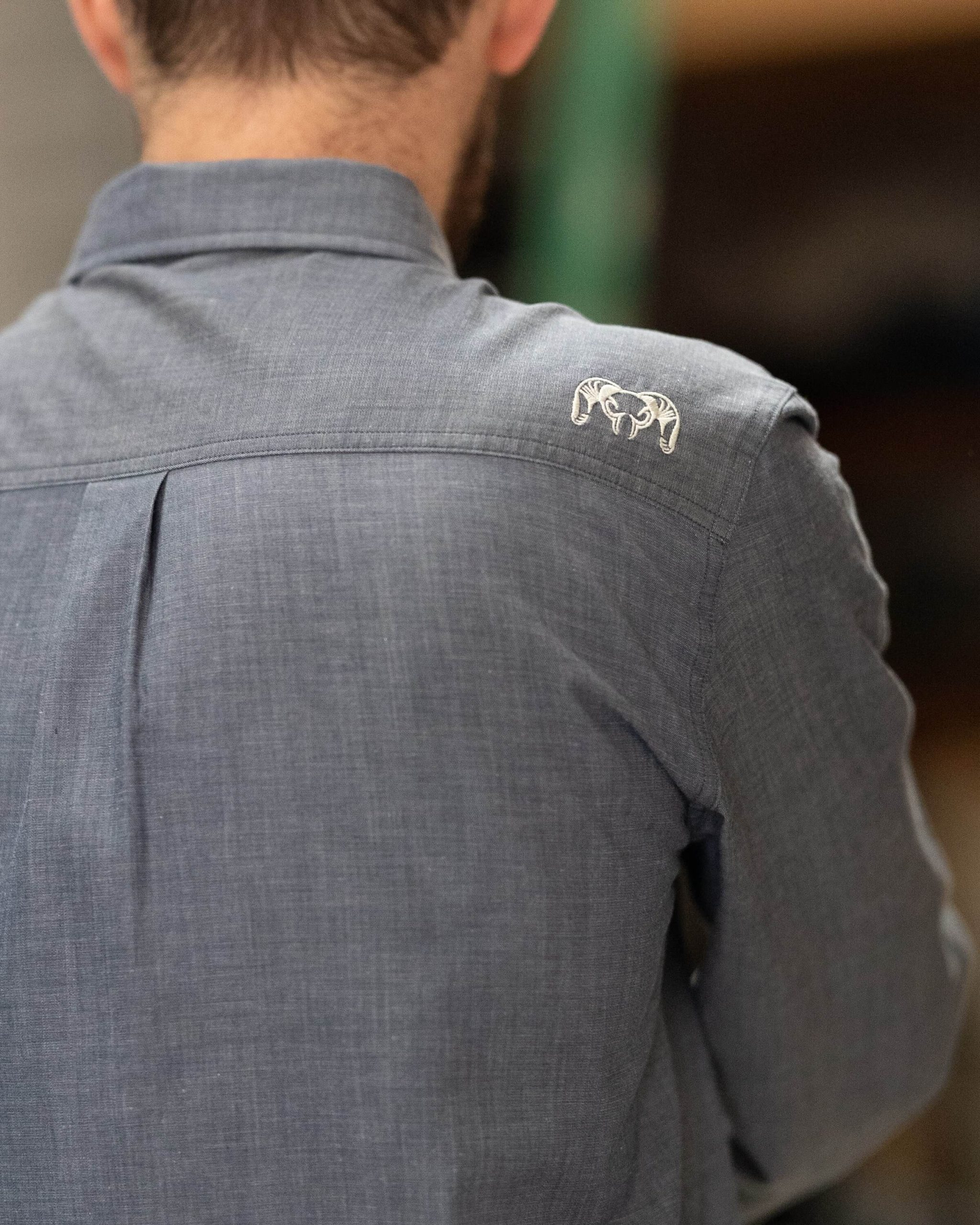 Terrace LS Shirt | Castle Rock Chambray - Image 6