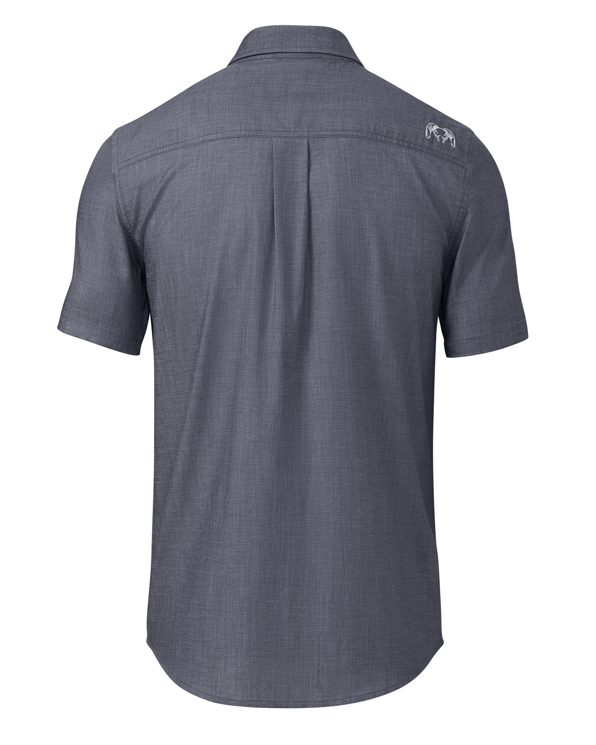 Terrace SS Shirt | Steel Blue Chambray - Image 2