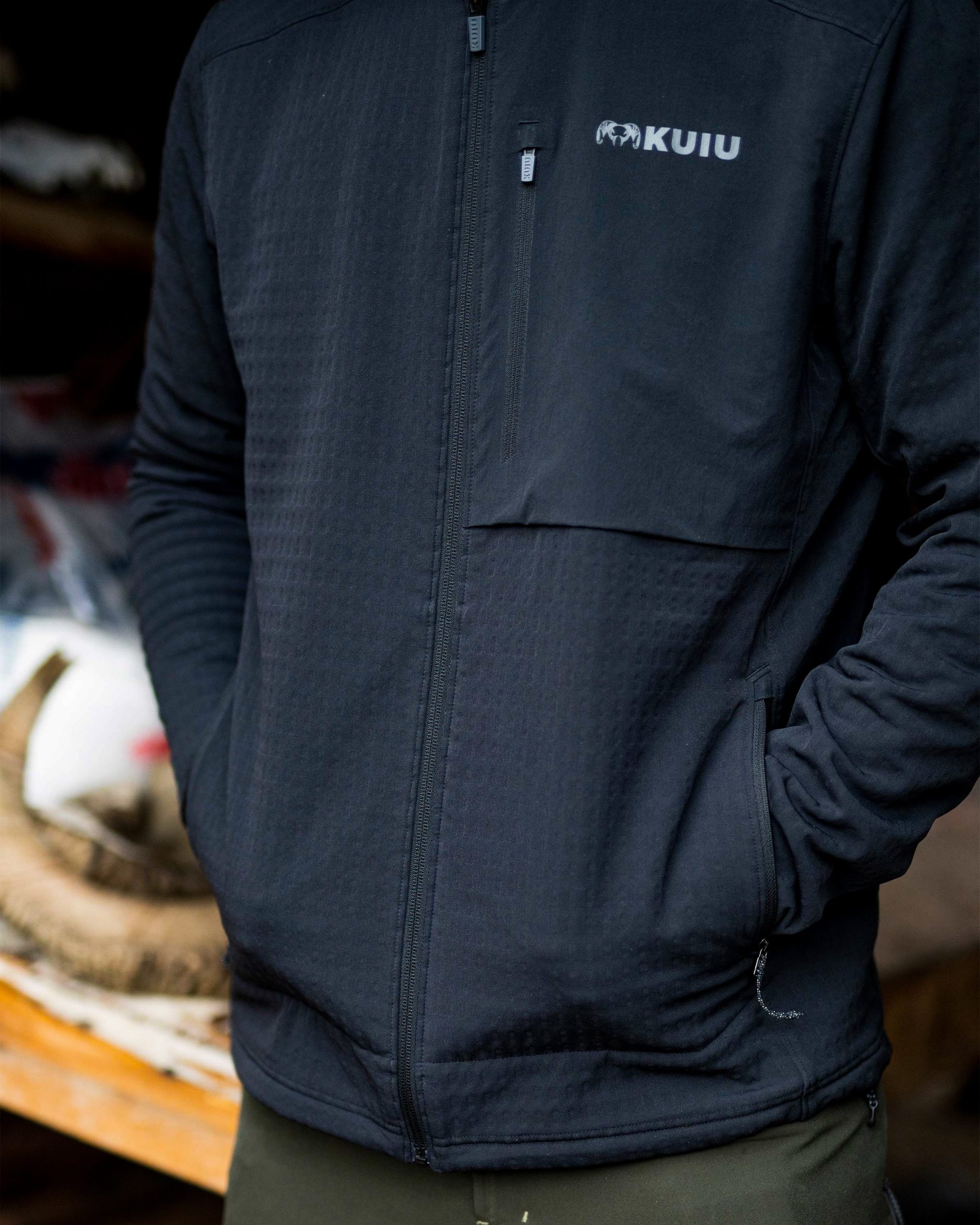 Blockfield Fleece Hoodie | Wildwood - Image 7