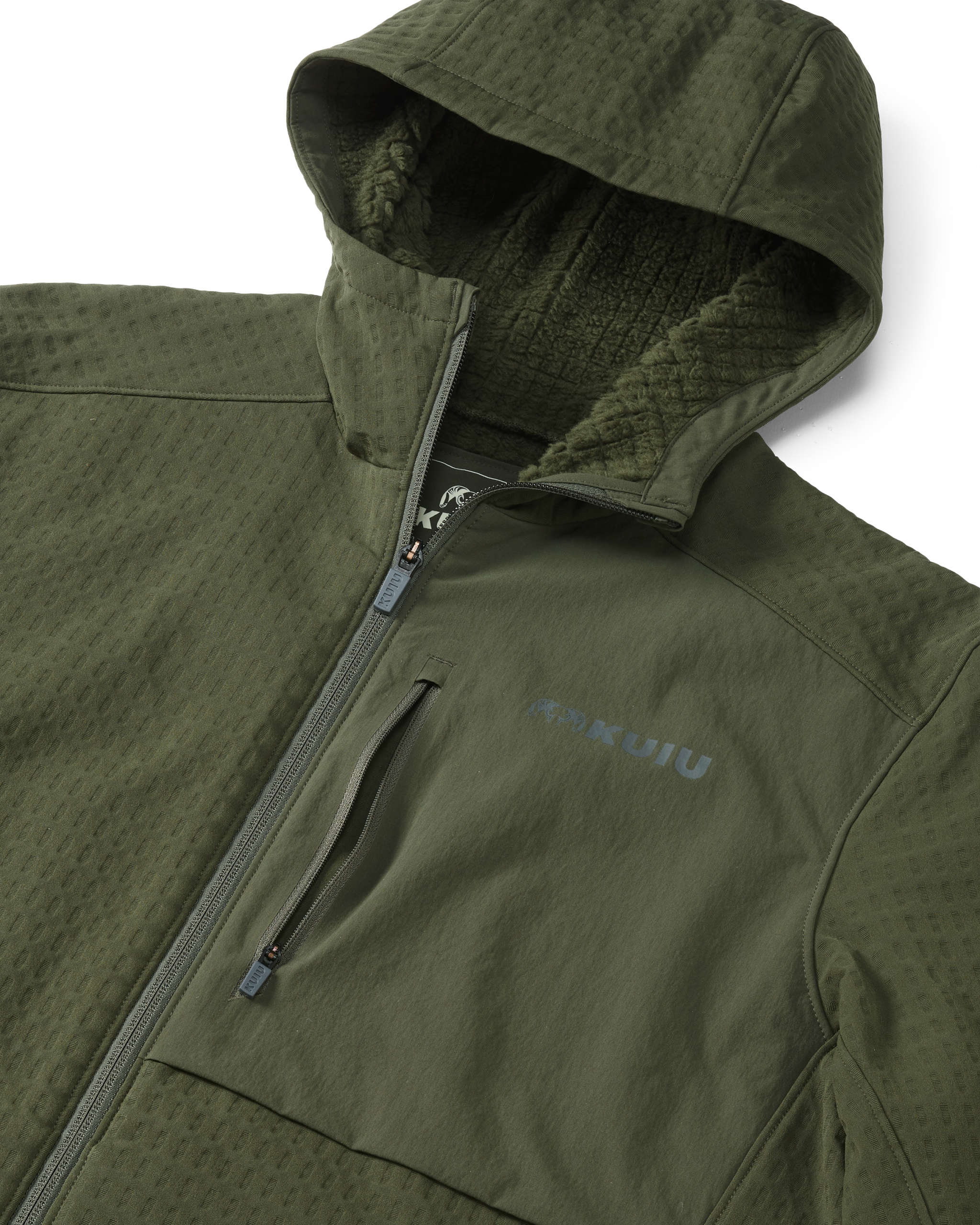 Blockfield Fleece Hoodie | Wildwood - Image 3