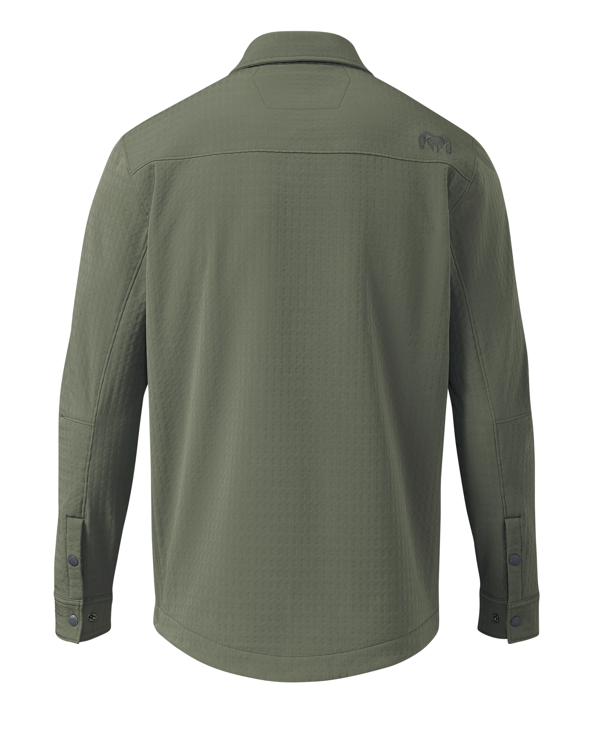 Blockfield Fleece Shirt Jacket | Dark Sage - Image 2