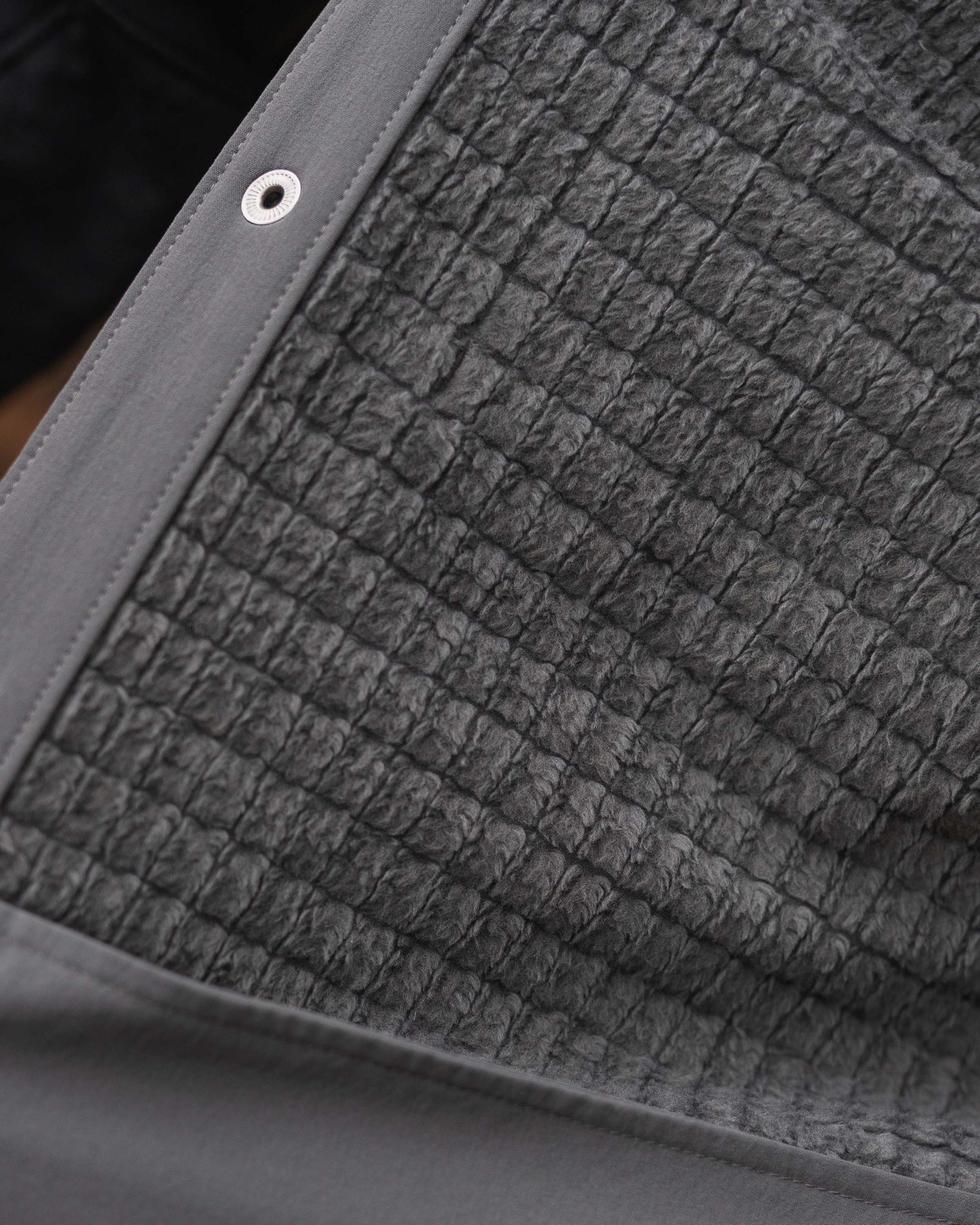 Blockfield Fleece Shirt Jacket | Steel Blue - Image 8