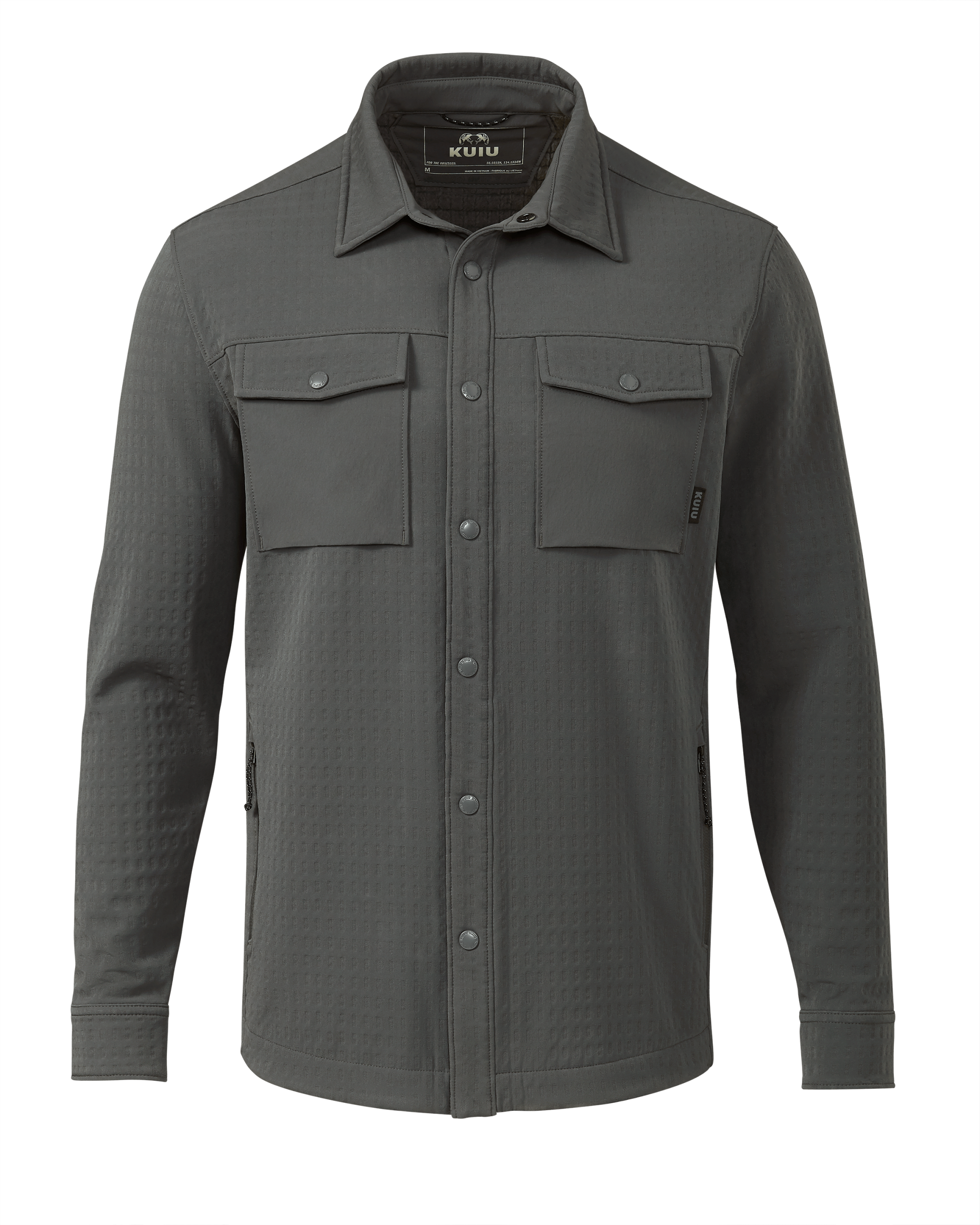 Blockfield Fleece Shirt Jacket | Gunmetal