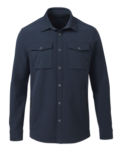 Blockfield Fleece Shirt Jacket | Steel Blue
