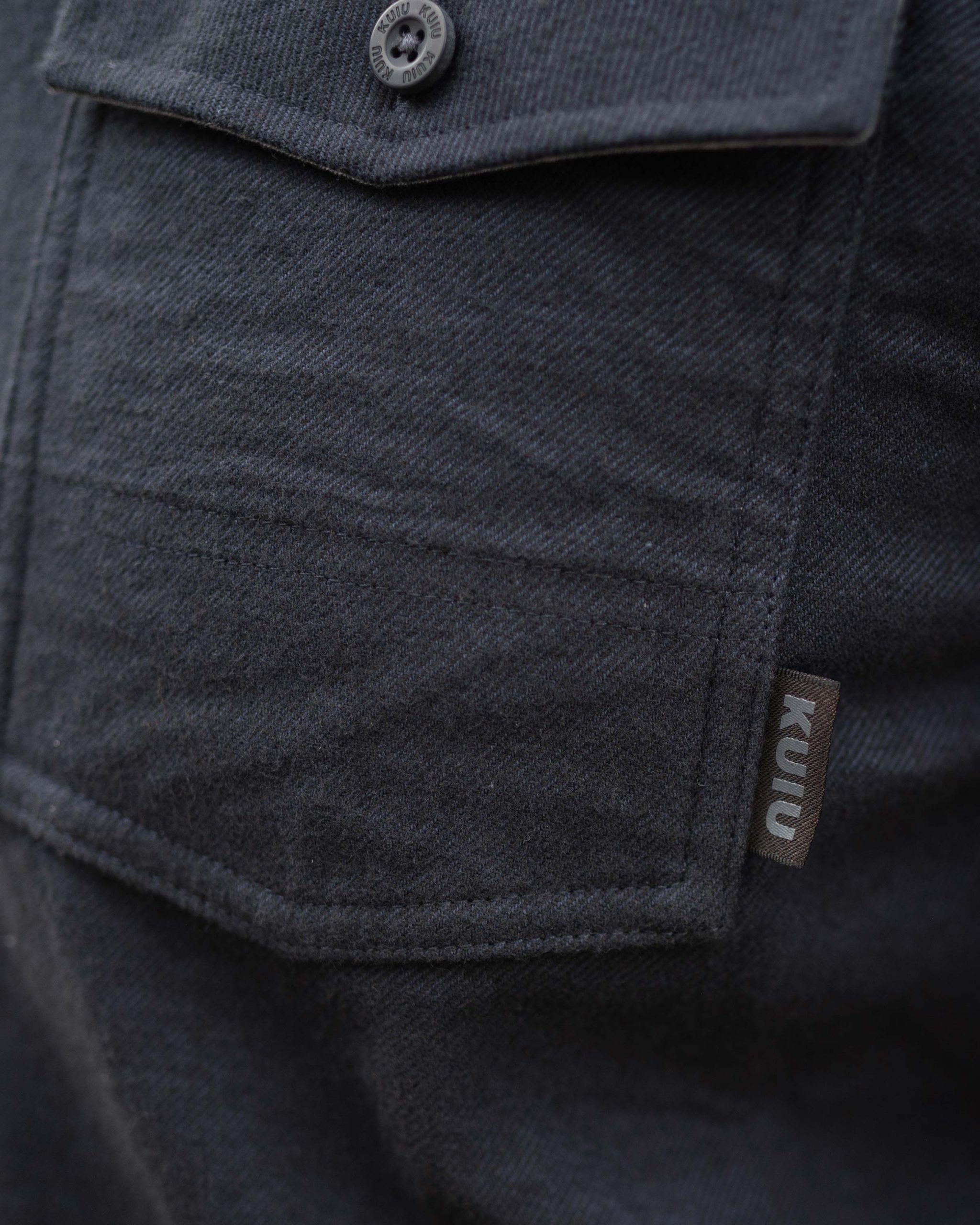 Field Flannel Shirt | Steel Blue - Image 3