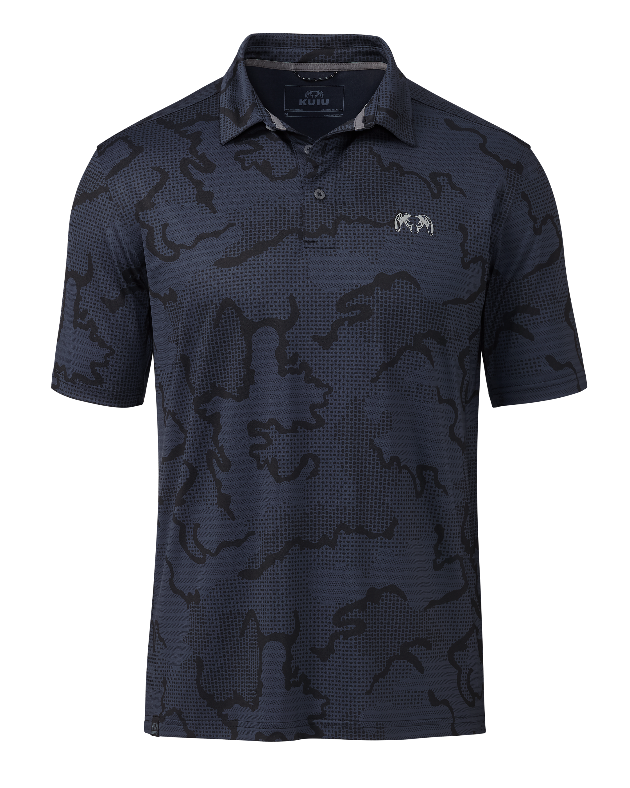 KUIU Performance Polo | Steel Blue Tonal
