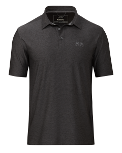 KUIU Performance Polo | Heather Black