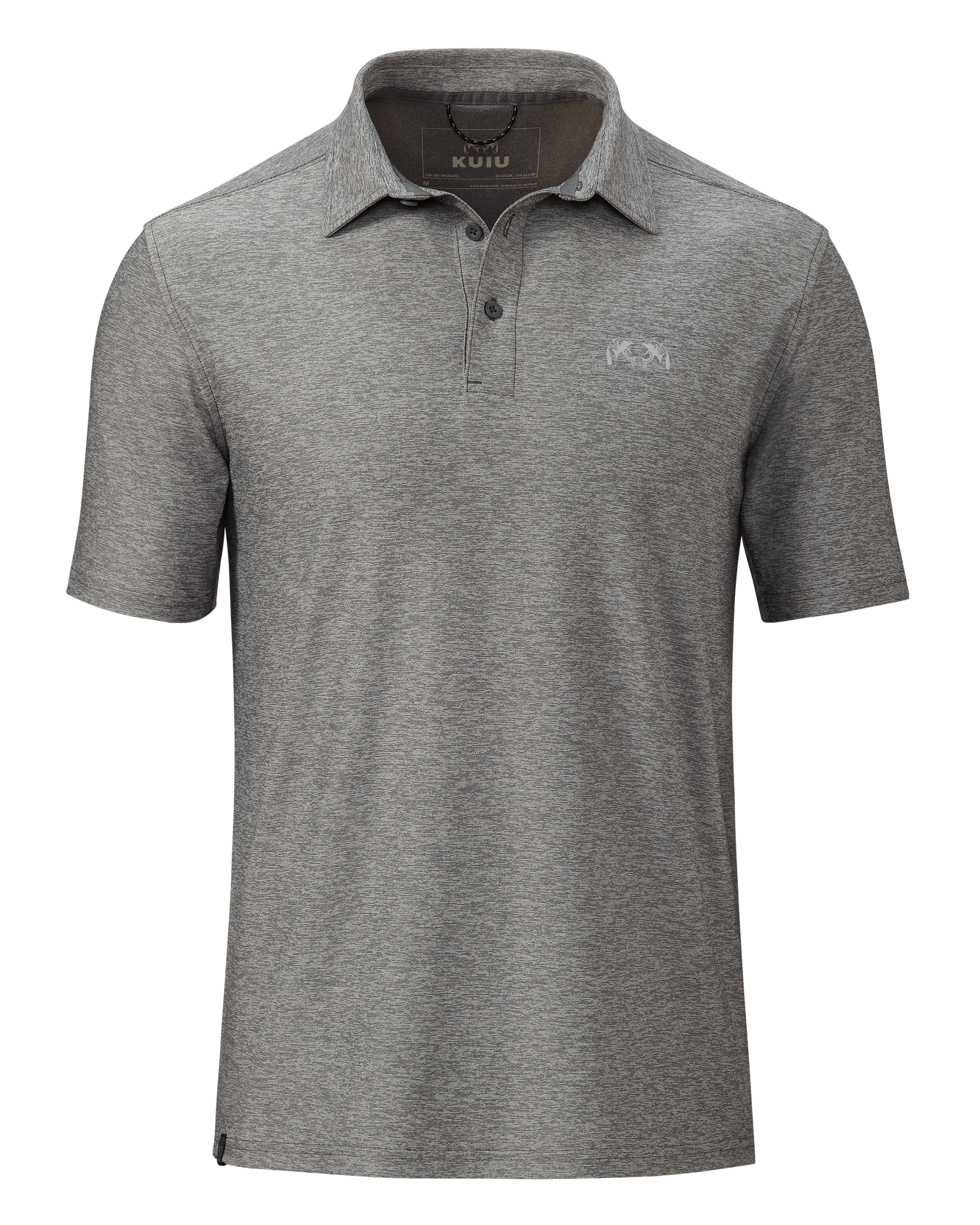 KUIU Performance Polo | Heather Gunmetal