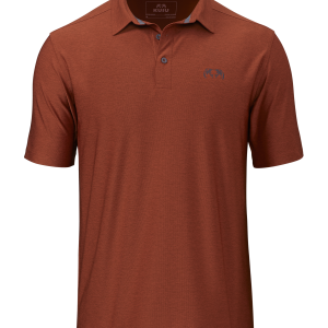 KUIU Performance Polo | Heather Rust