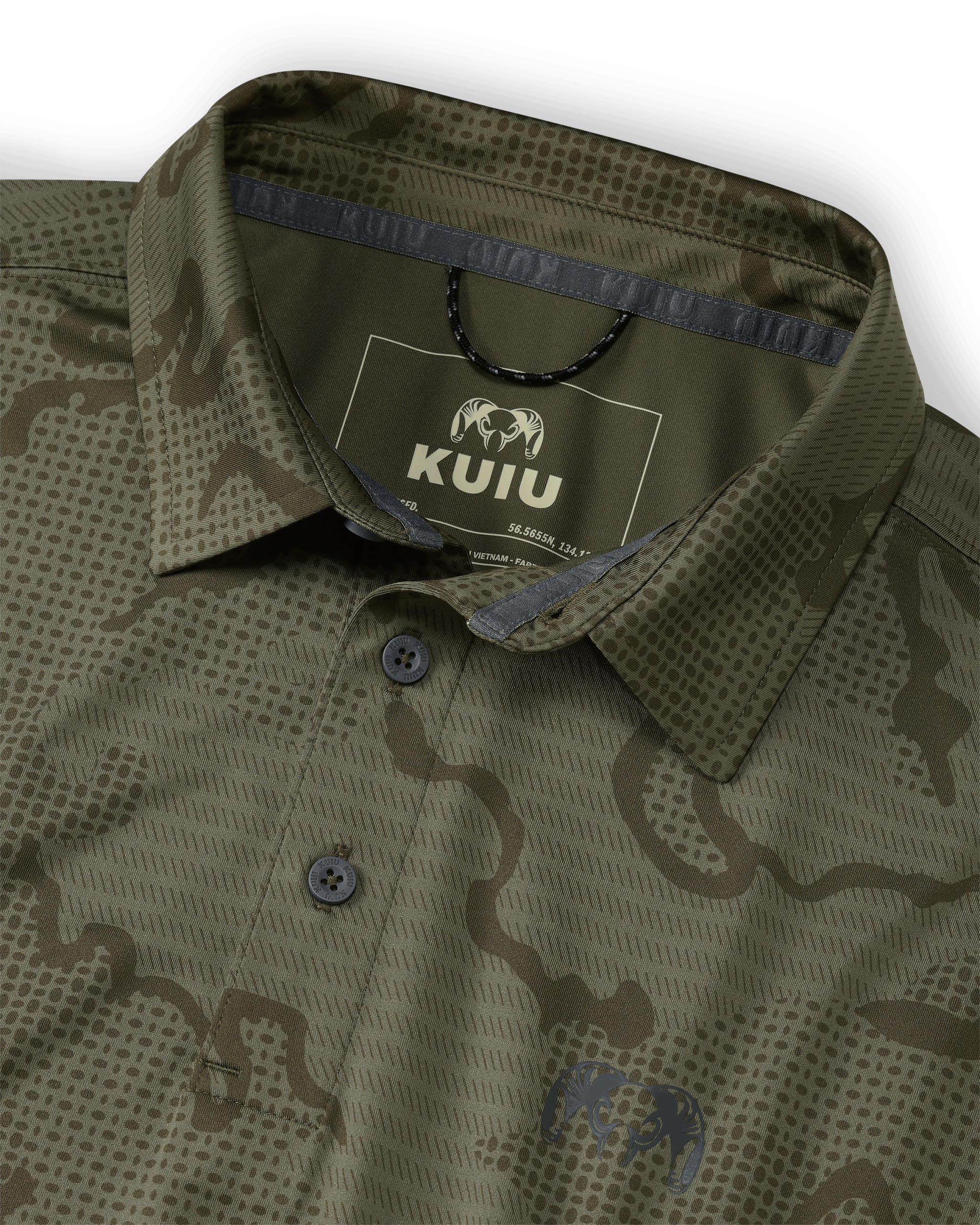 KUIU Performance Polo | Dark Sage Tonal - Image 2