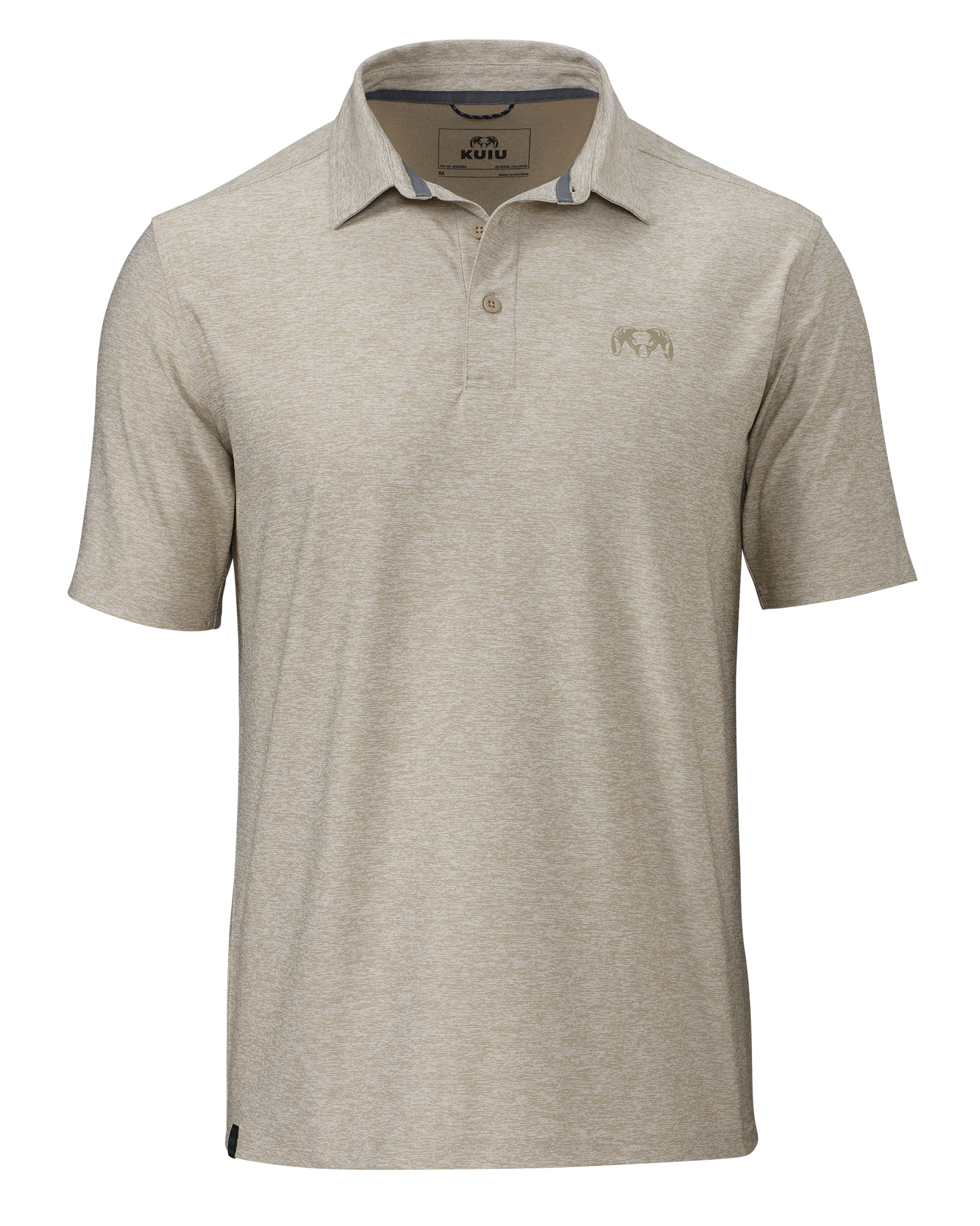 KUIU Performance Polo | Heather Sand