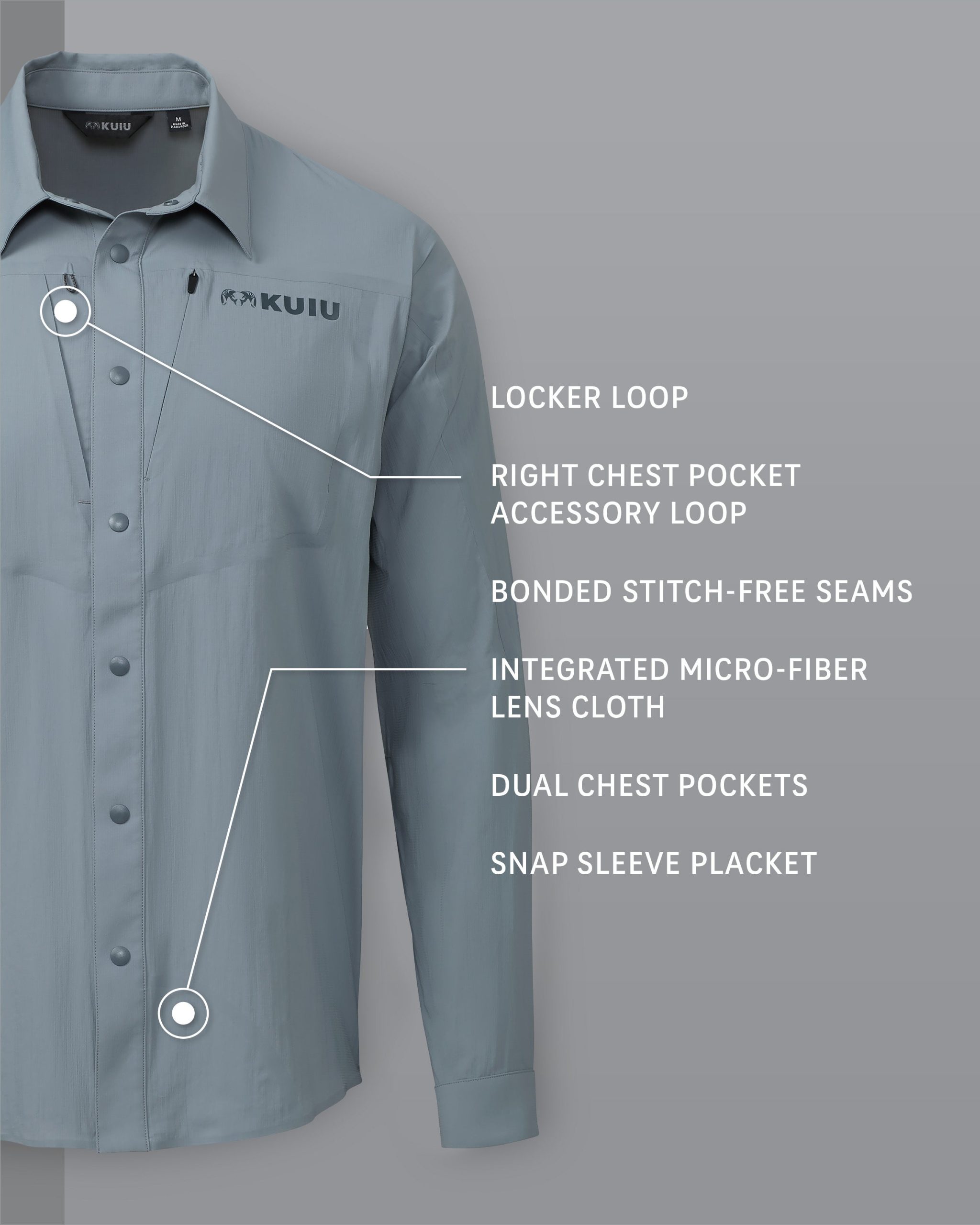 Salton LS Shirt | Slate - Image 2