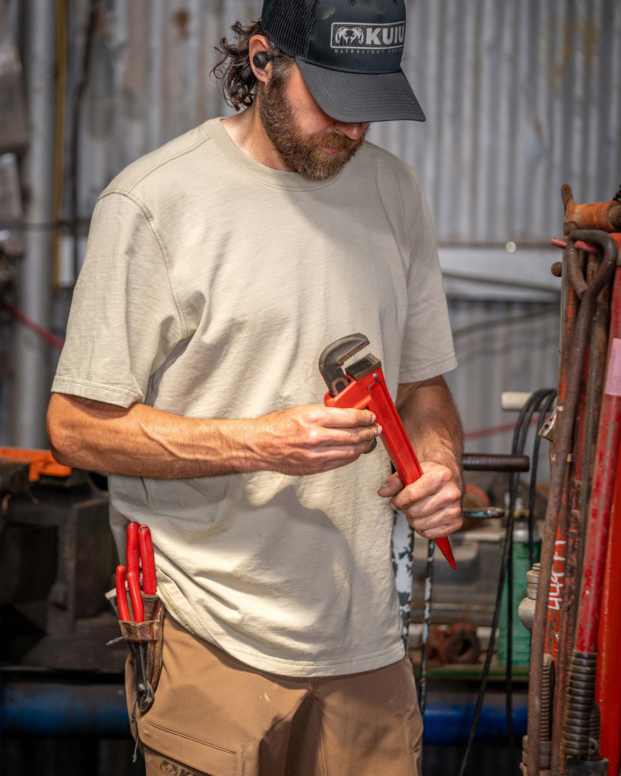 Workgrade SS Crew | Evergreen - Image 2