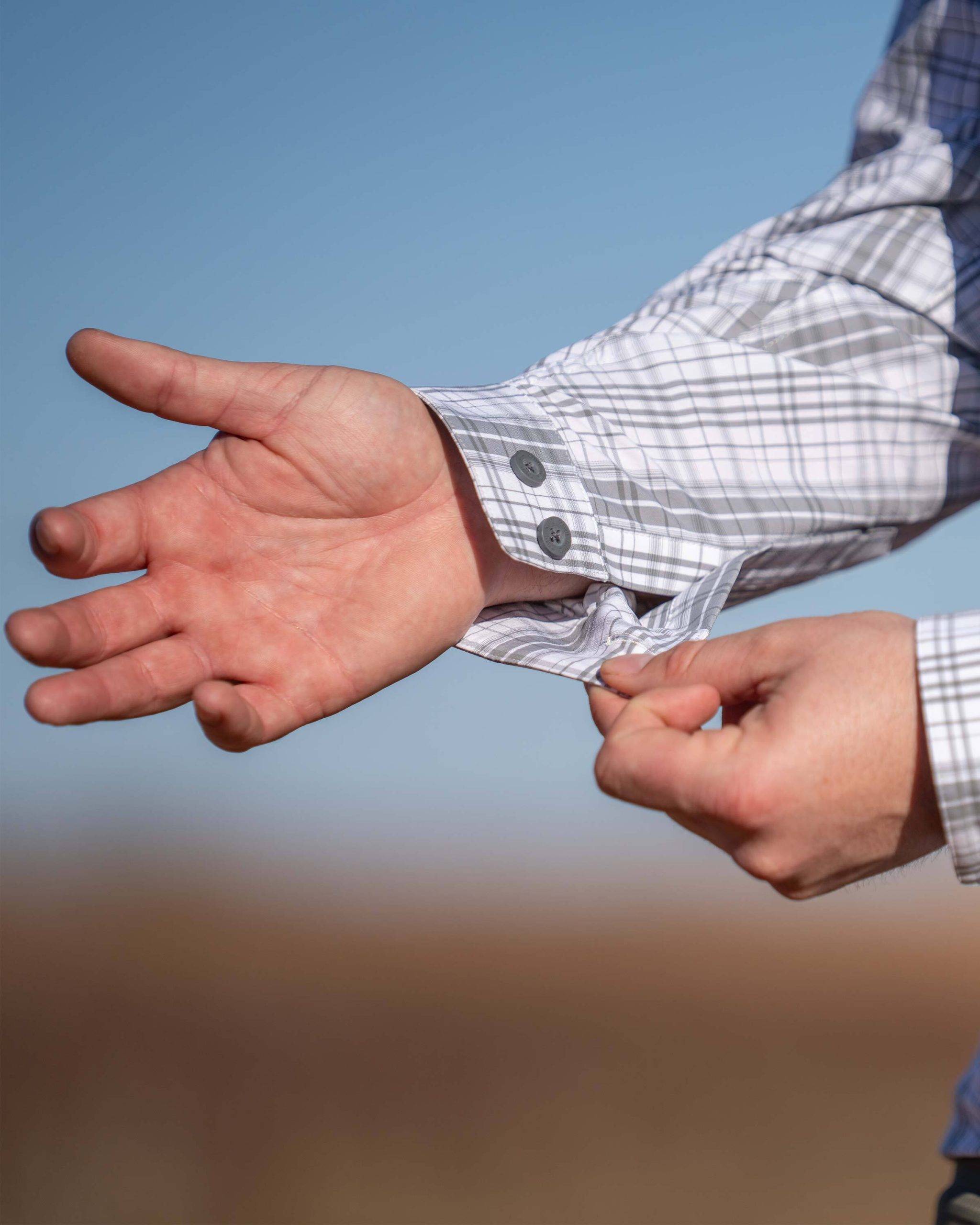 Borrego LS Shirt | Buckbrush Plaid - Image 9