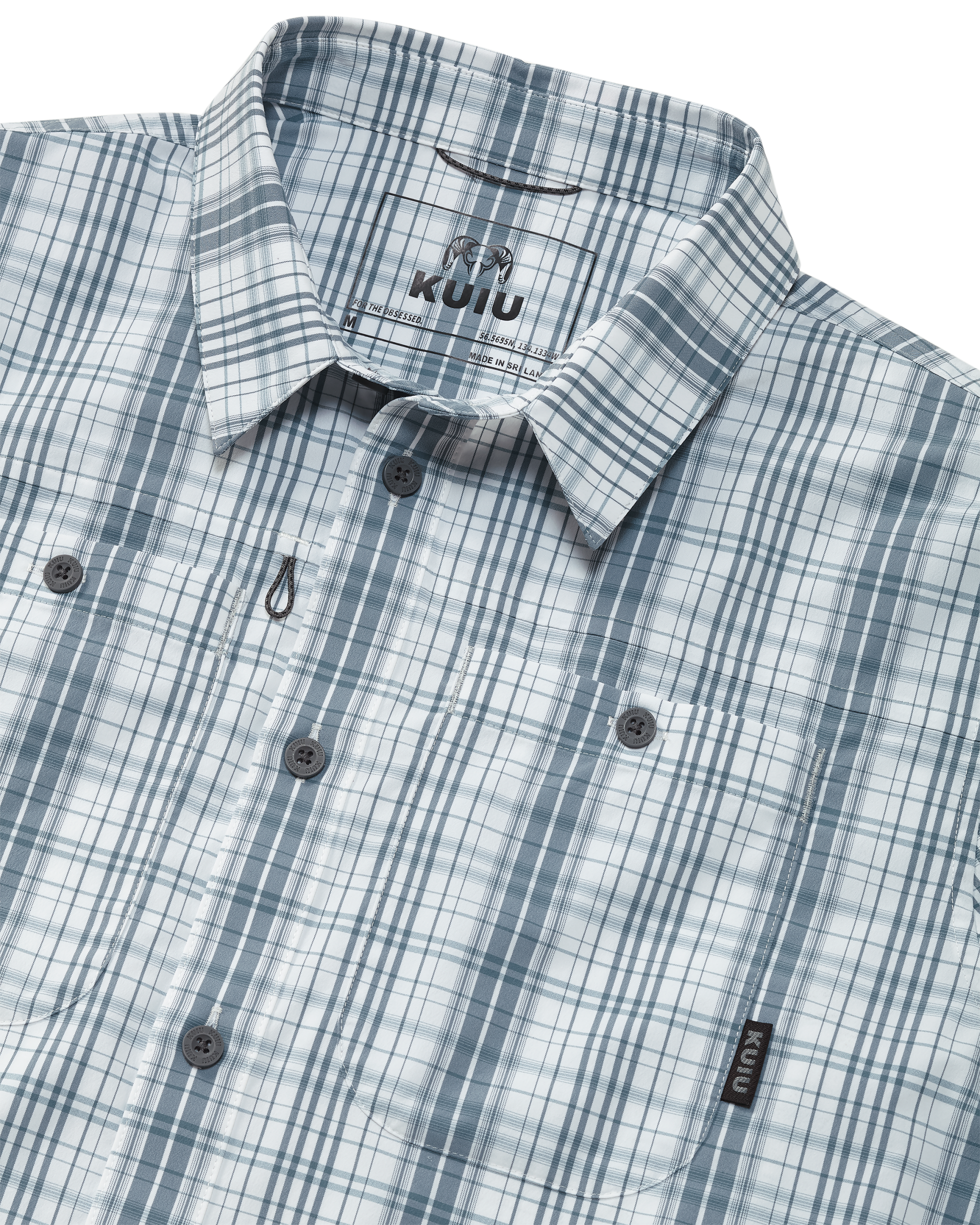 Borrego LS Shirt | Gravel Plaid - Image 3