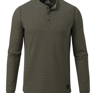Canyon Waffle Henley | Ash Heather