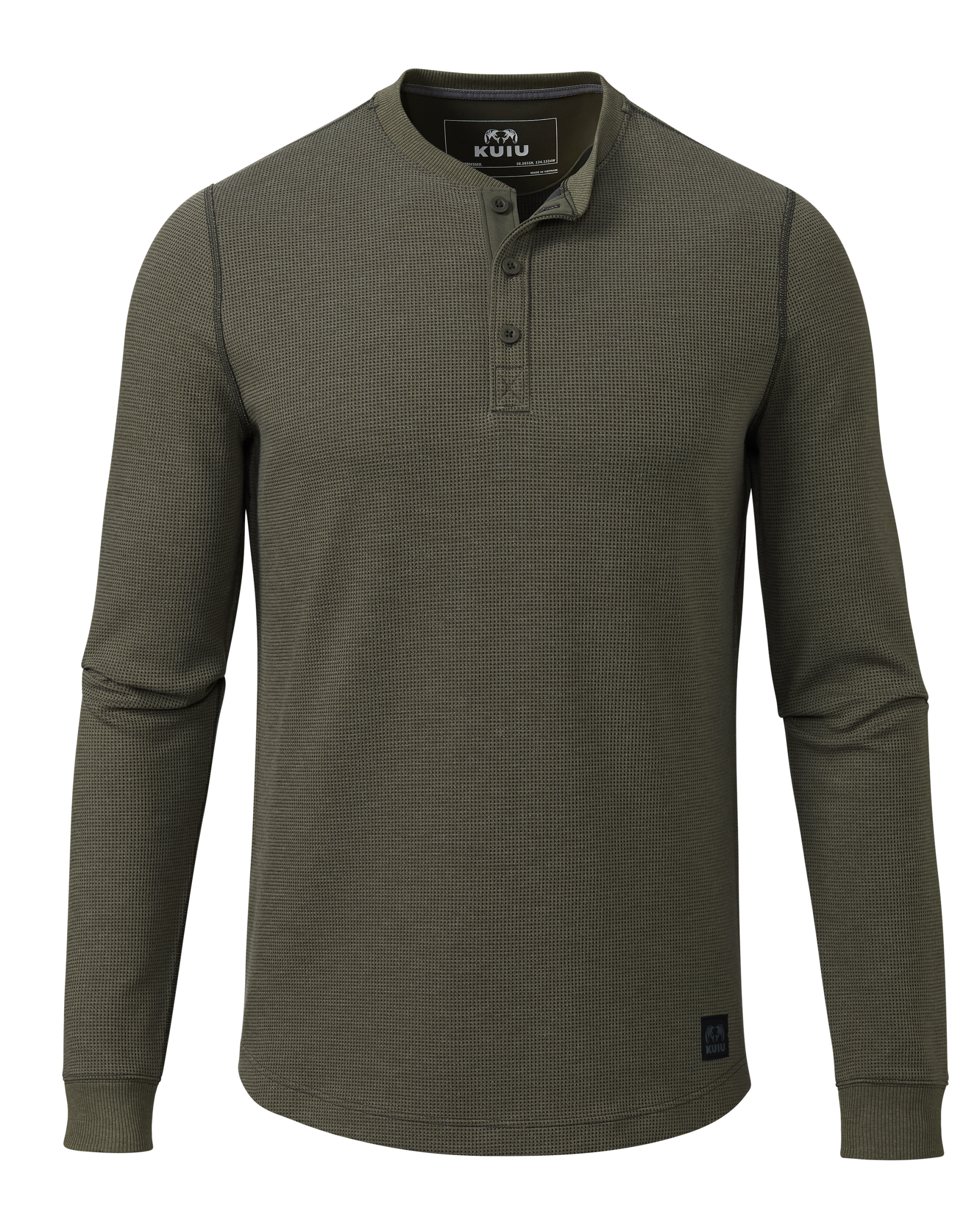 Canyon Waffle Henley | Ash Heather