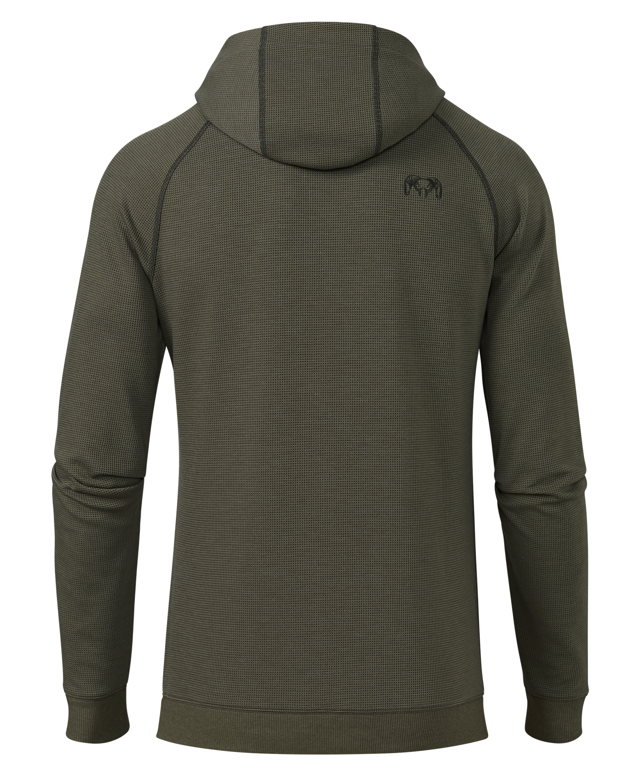 Canyon Waffle Hoodie | Ash Heather - Image 2
