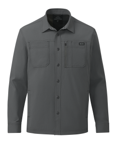 Motive Flannel Lined Shirt Jacket | Gunmetal