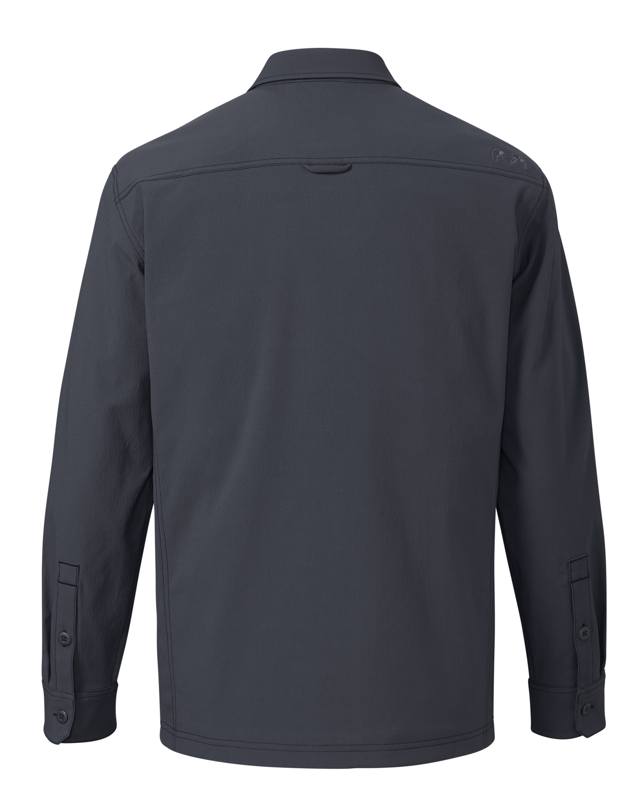 Motive Flannel Lined Shirt Jacket | Steel Blue - Image 3