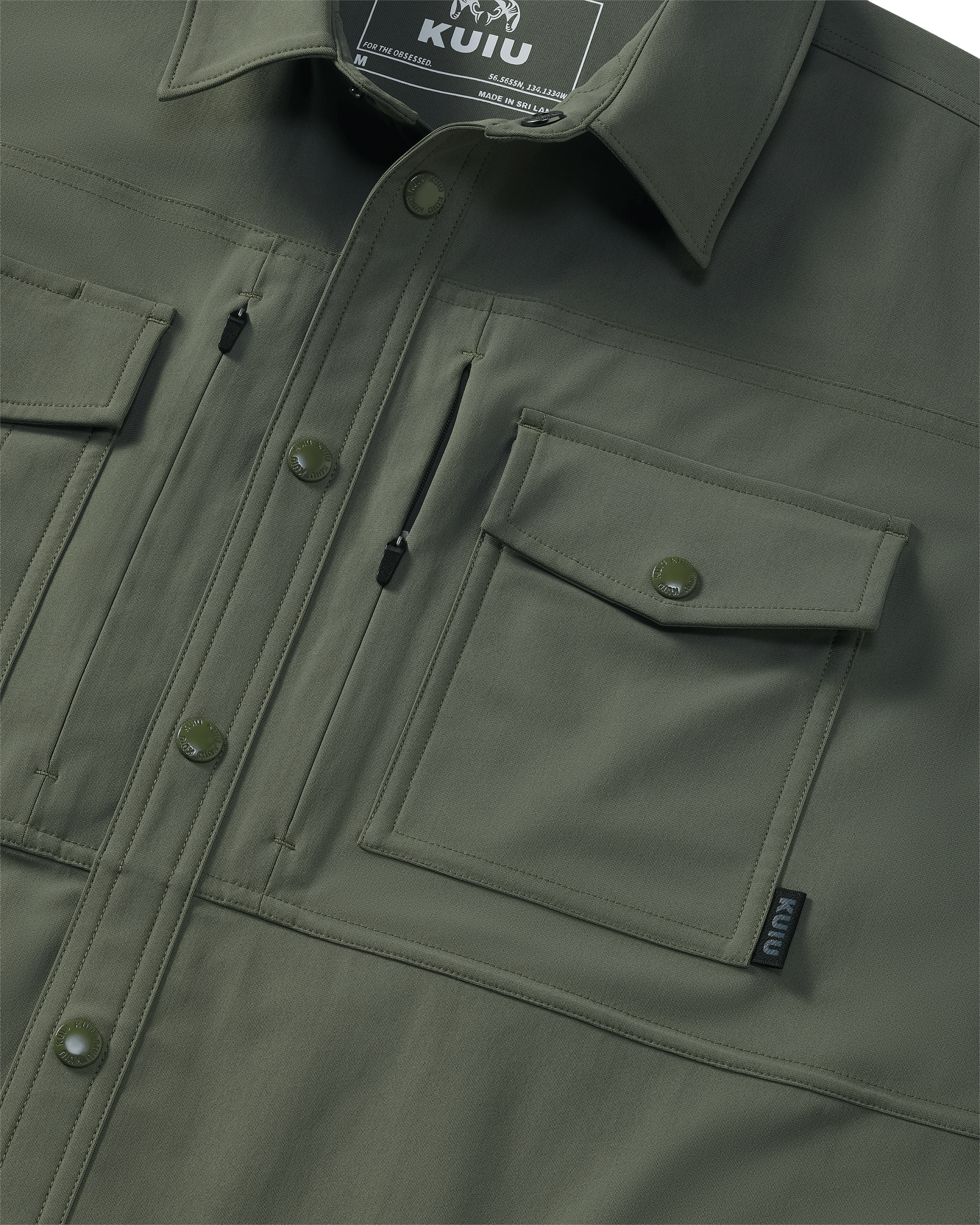 Tour Shirt Jacket | Dark Sage - Image 4