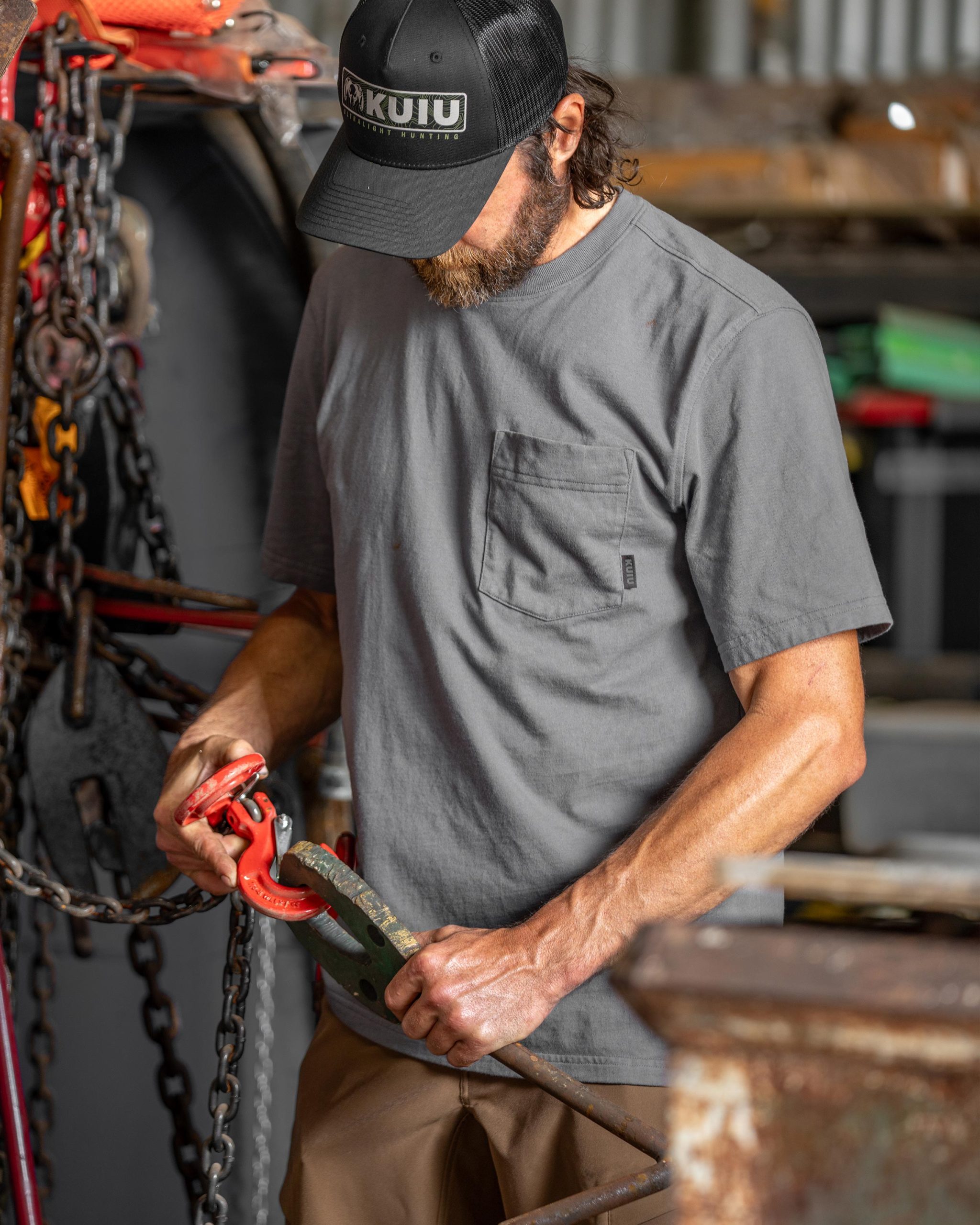 Workgrade SS Pocket Crew | Steel Blue - Image 7