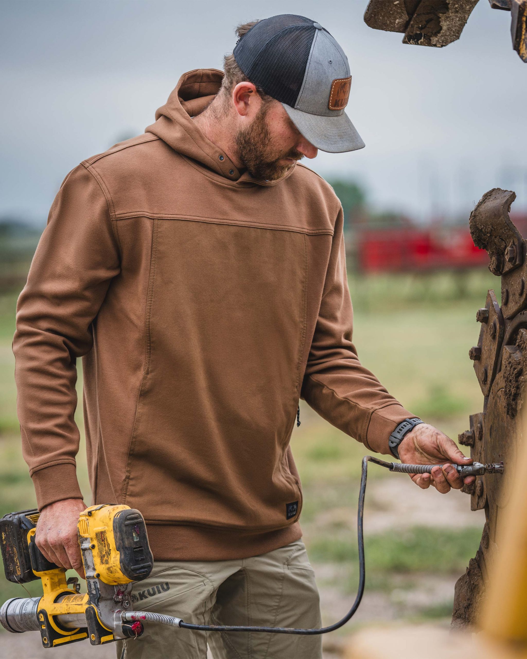 Workgrade Utility Hoodie | Saddle - Image 5
