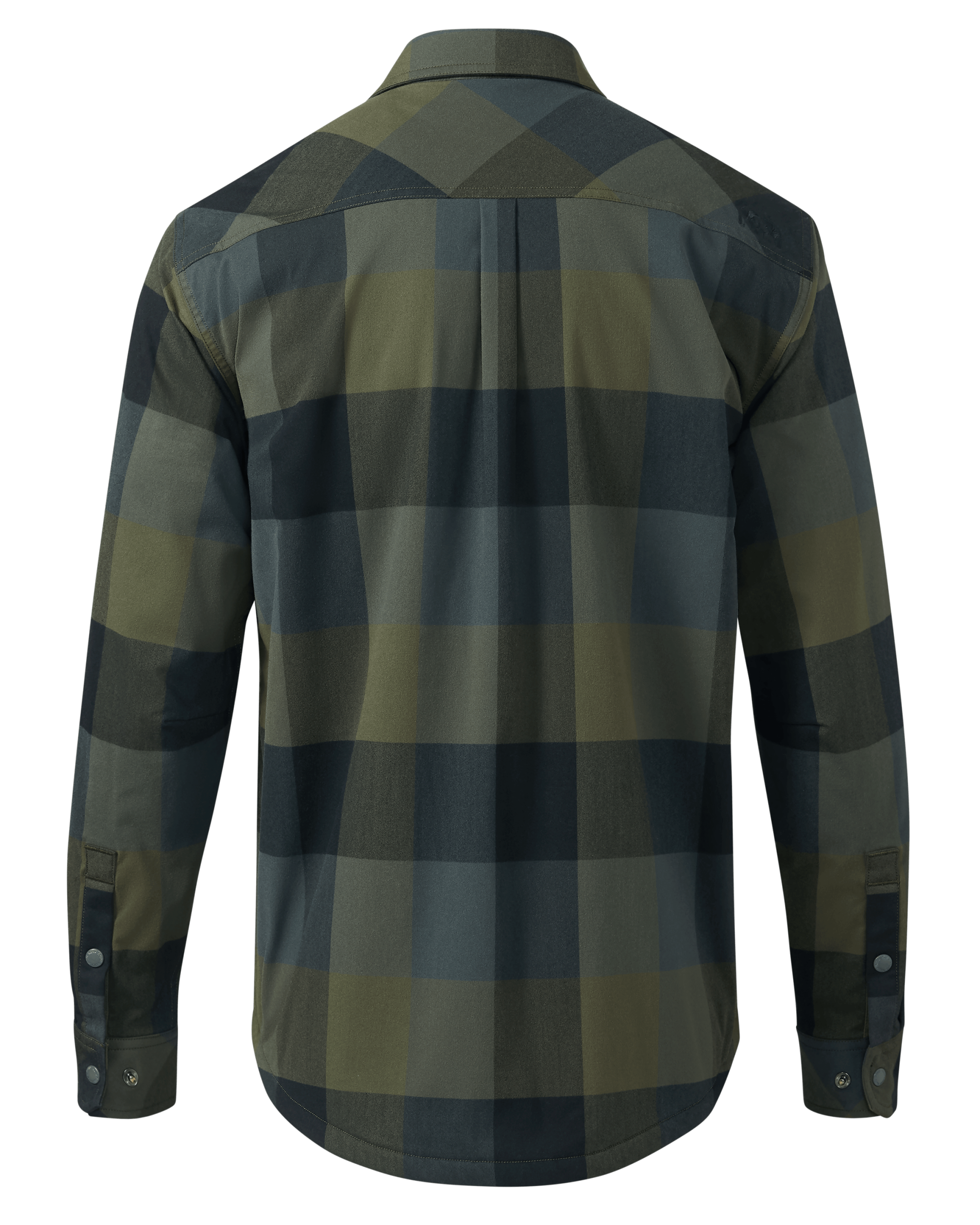 Field Flannel Fleece Shirt Jacket | Verde Plaid - Image 3