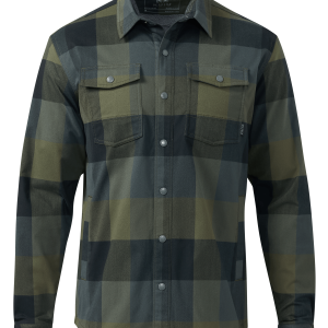 Field Flannel Fleece Shirt Jacket | Verde Plaid