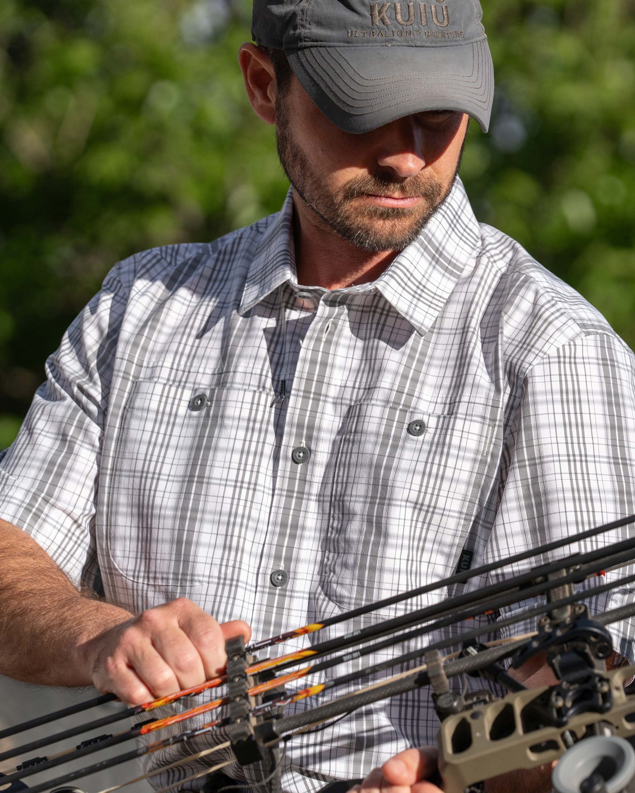 Borrego SS Shirt | Battleship Plaid - Image 4