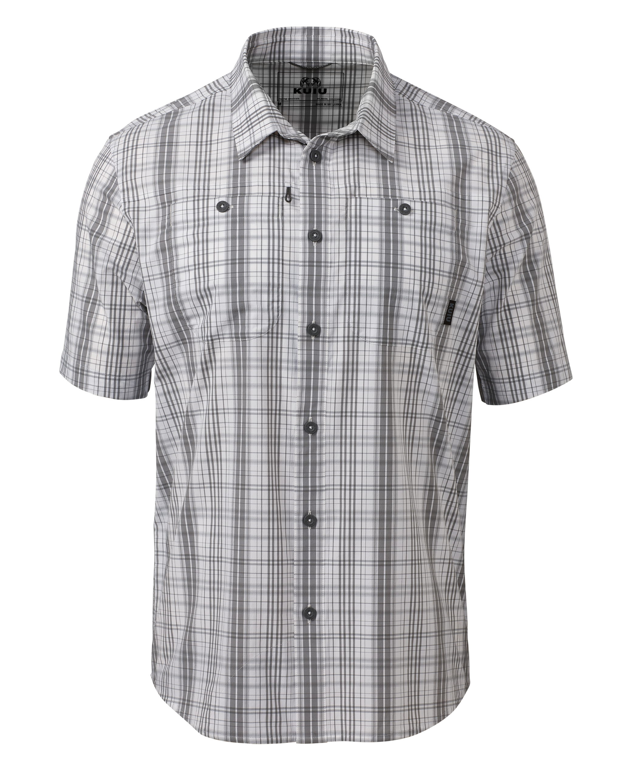 Borrego SS Shirt | Granite Plaid